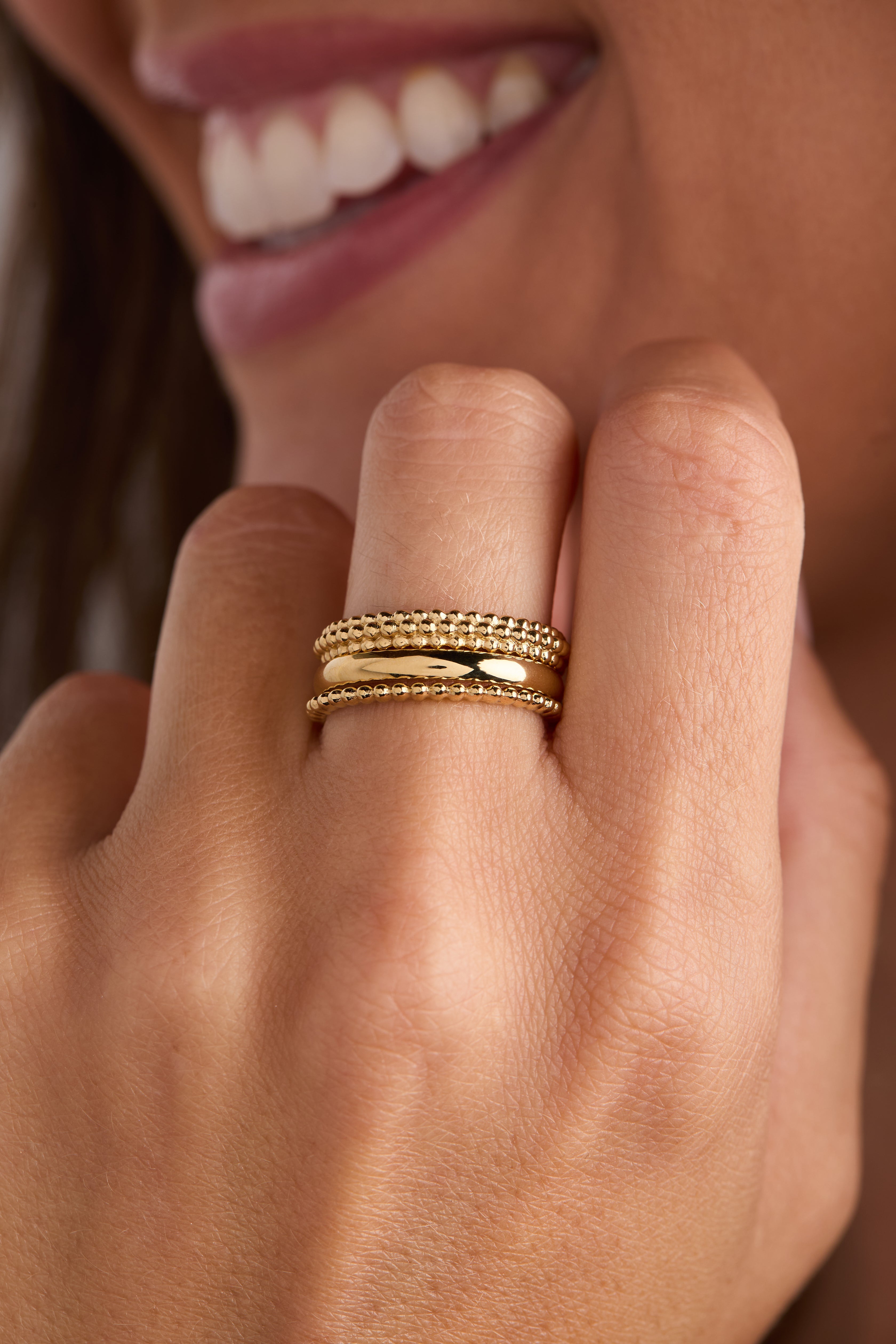 Ball Stacking Ring Set Of 3