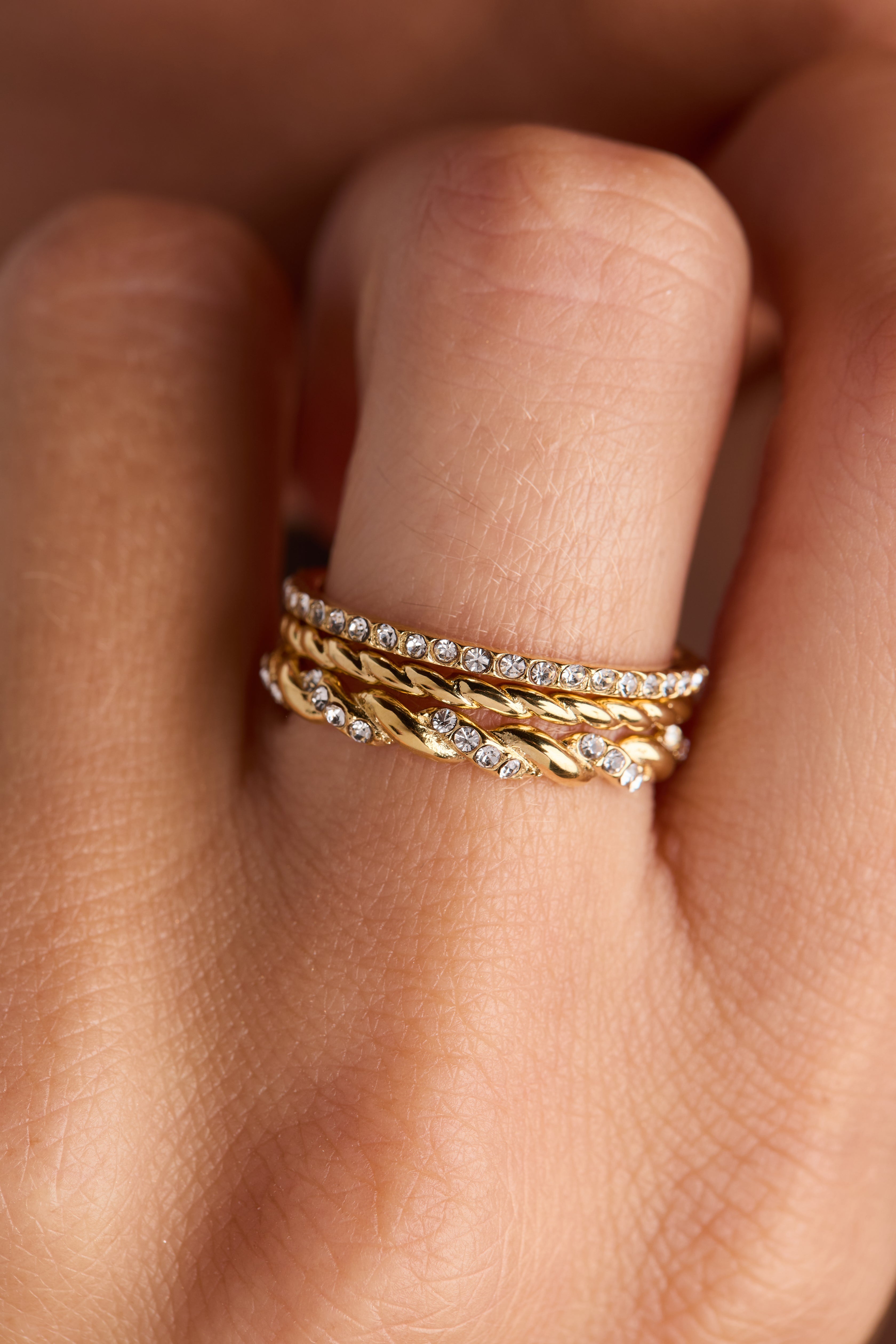 Rope Stacking Ring Set Of 3