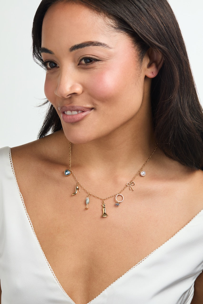 Bridal Multi-charm Necklace