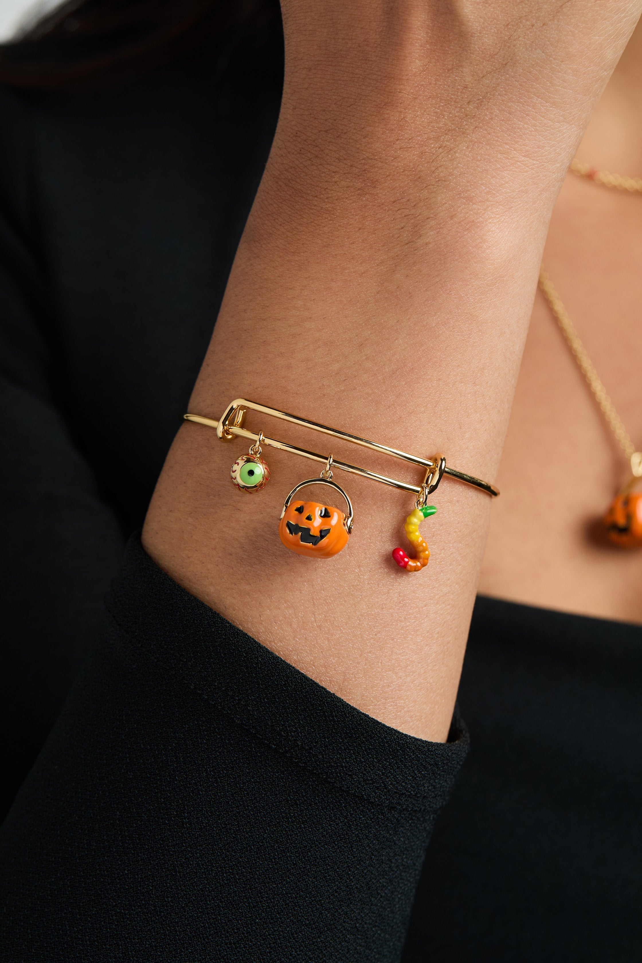 'trick Or Treat' Multi Charm Bangle