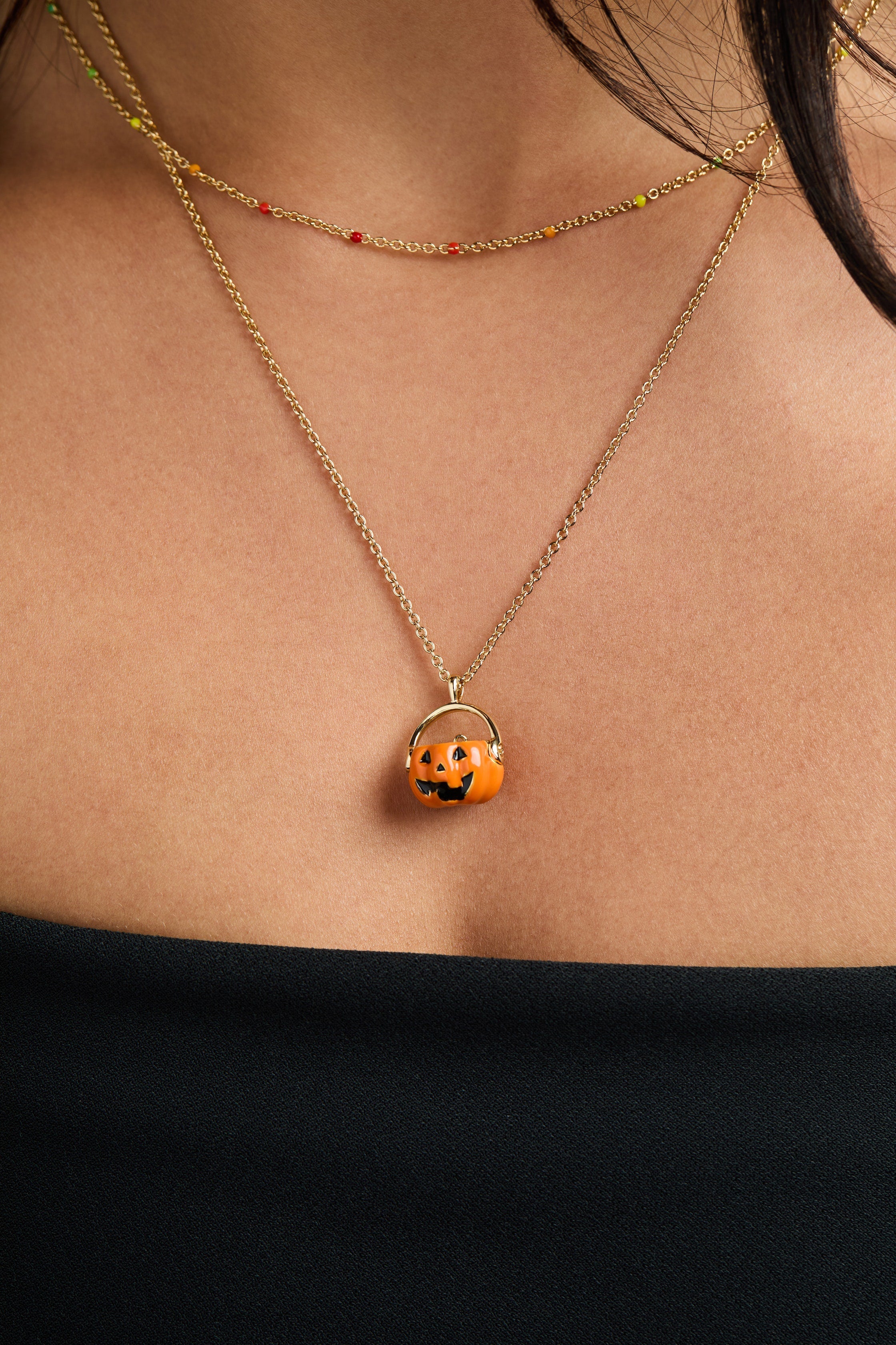 'trick Or Treat' Layered Necklace
