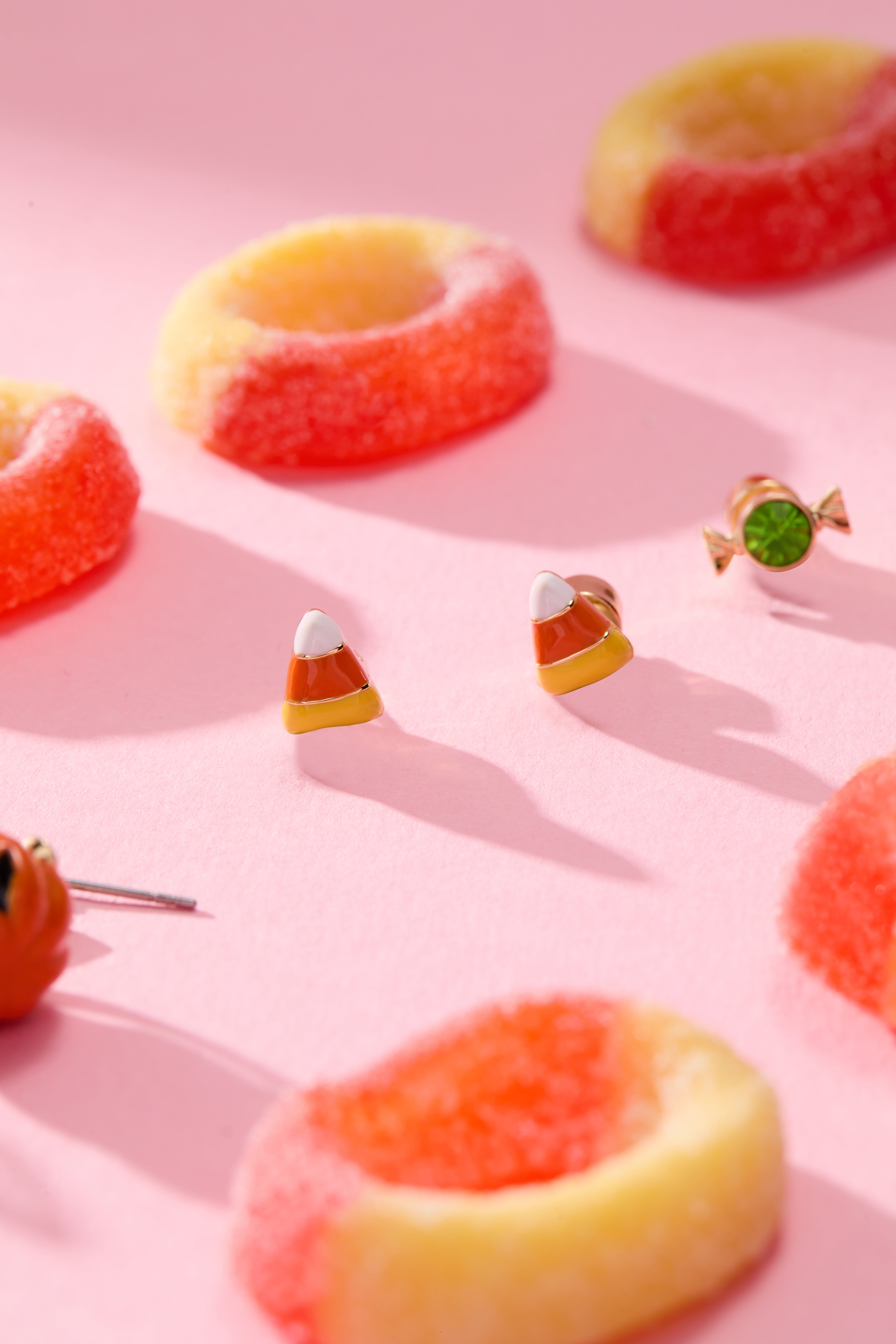 'trick Or Treat' Earring Set Of 3