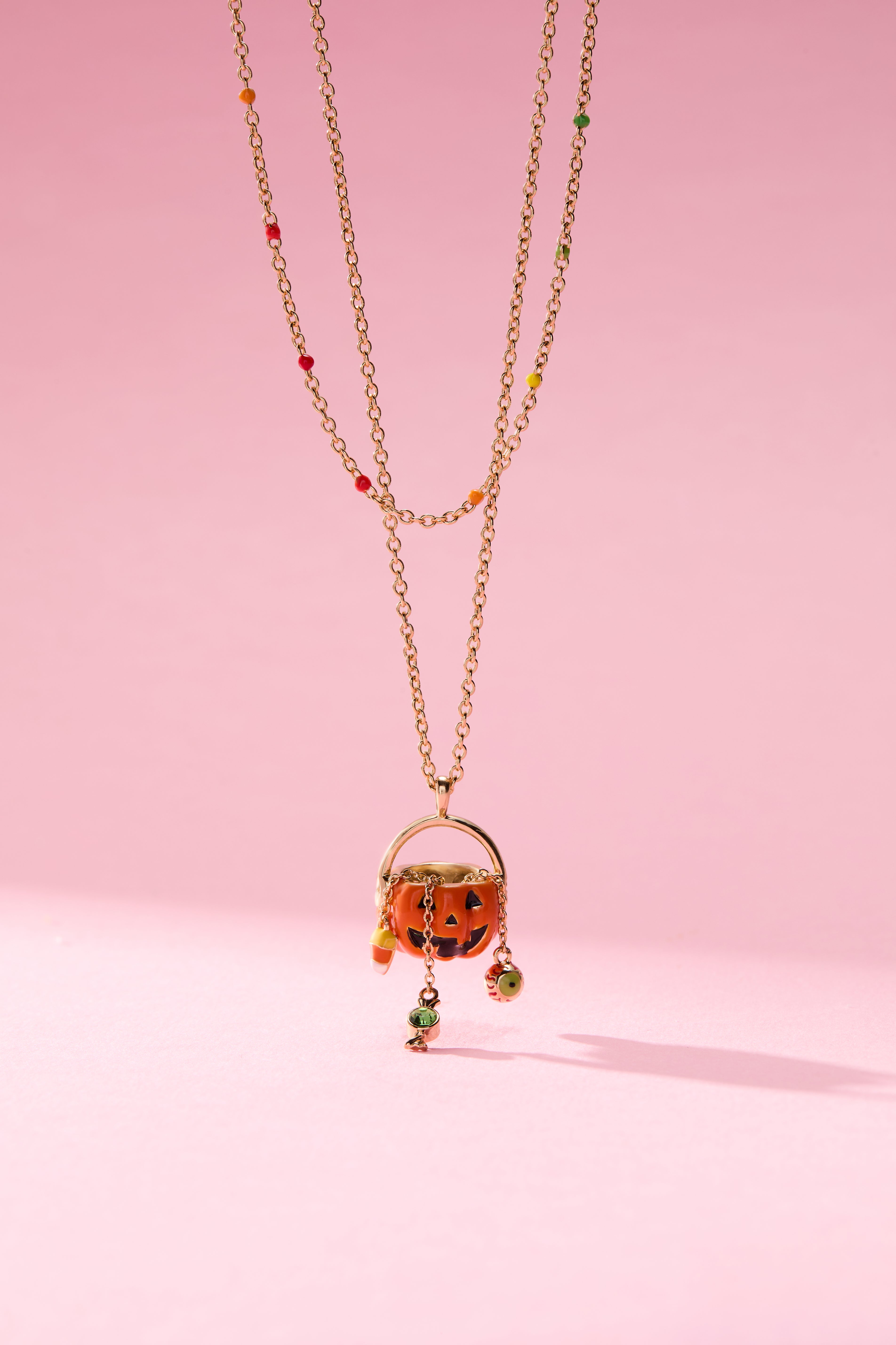 'trick Or Treat' Layered Necklace