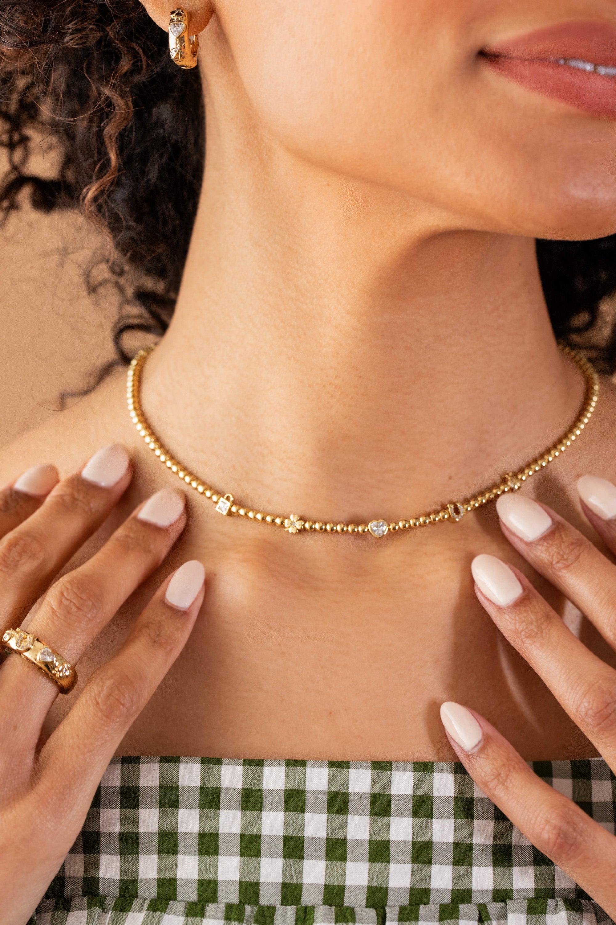 Love And Luck Tennis Necklace