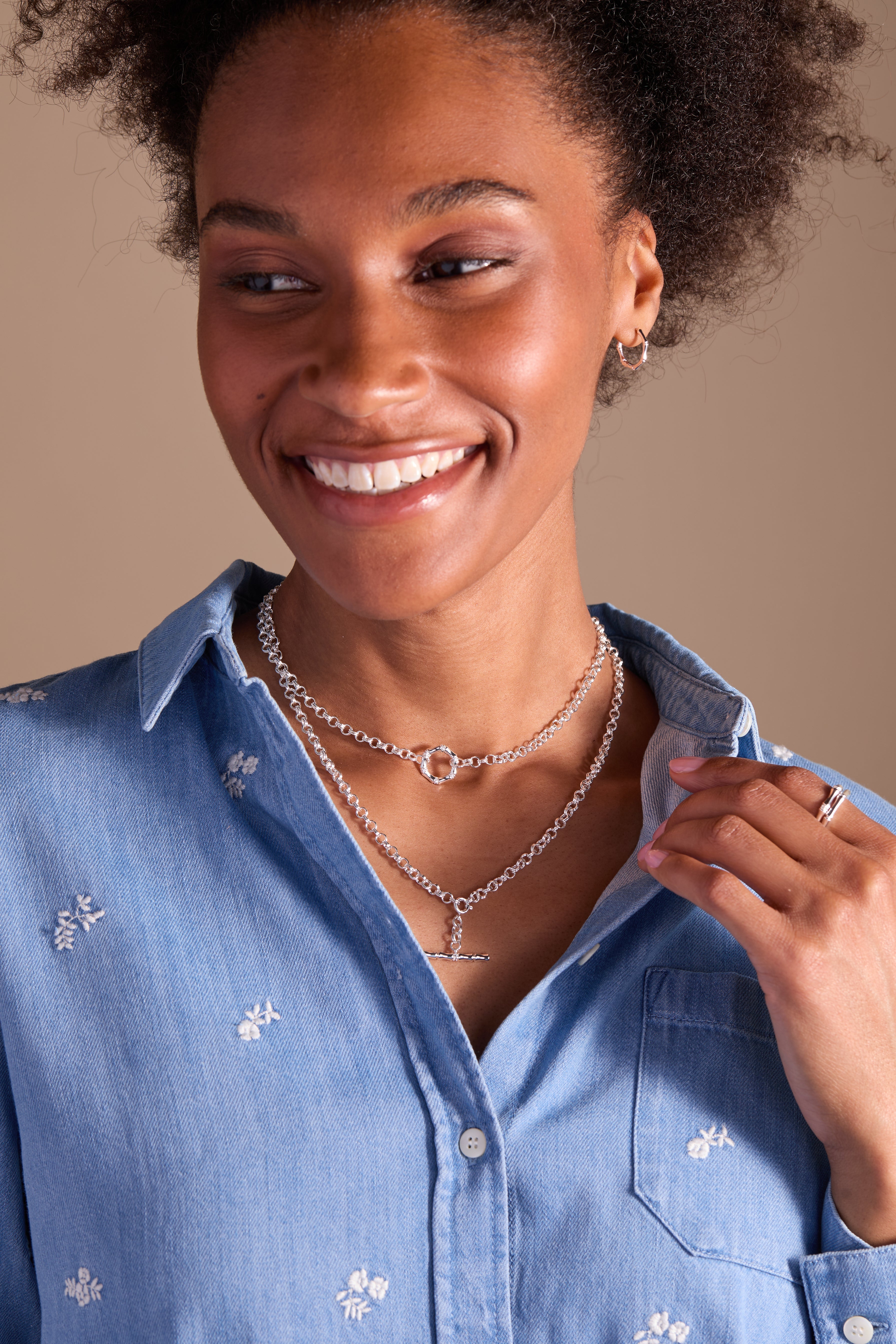 Bamboo Convertible Necklace Or Bracelet