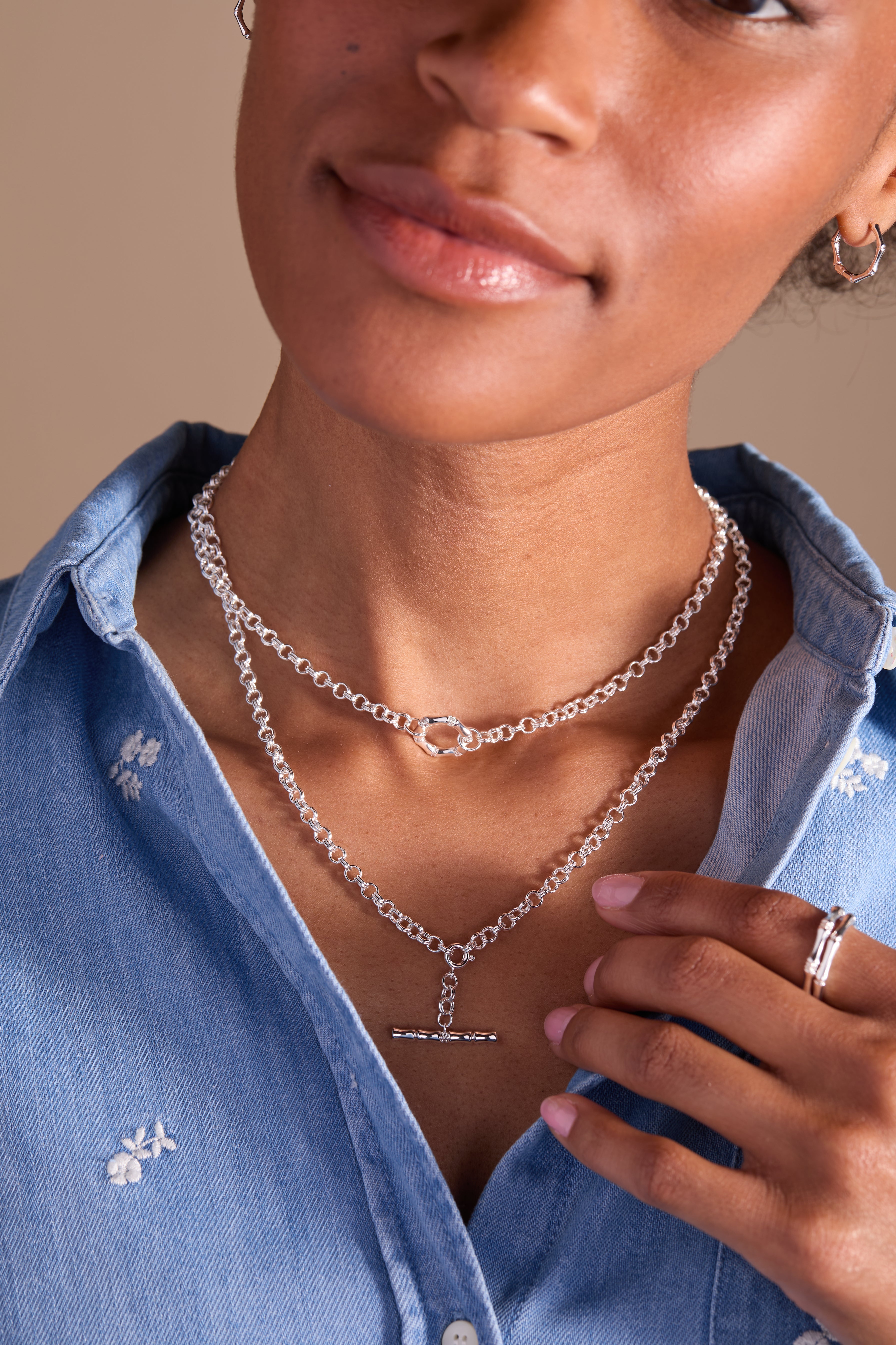 Bamboo Convertible Necklace Or Bracelet