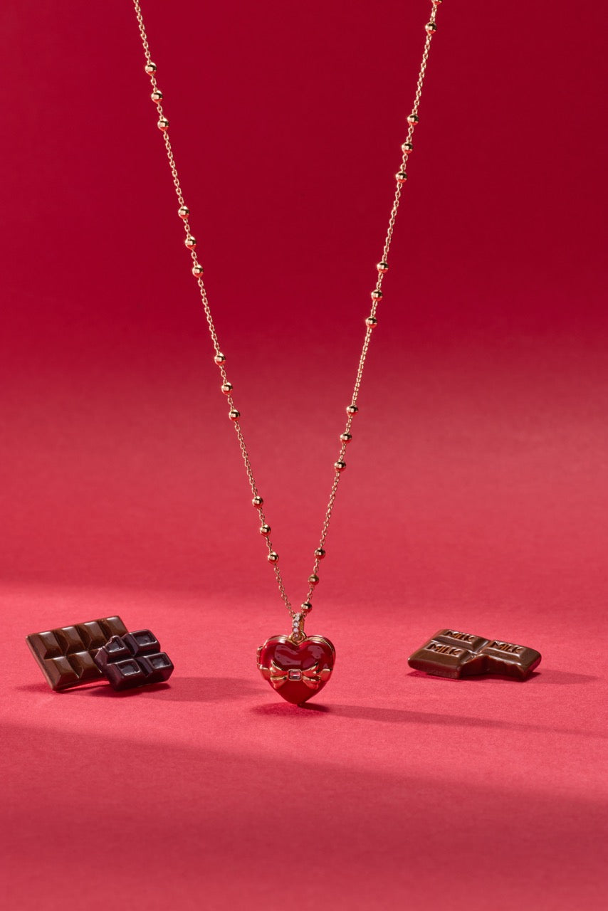 Box Of Chocolate Locket Necklace