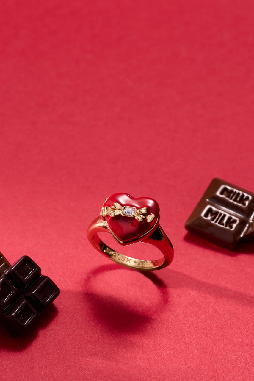 Box Of Chocolate Locket Ring