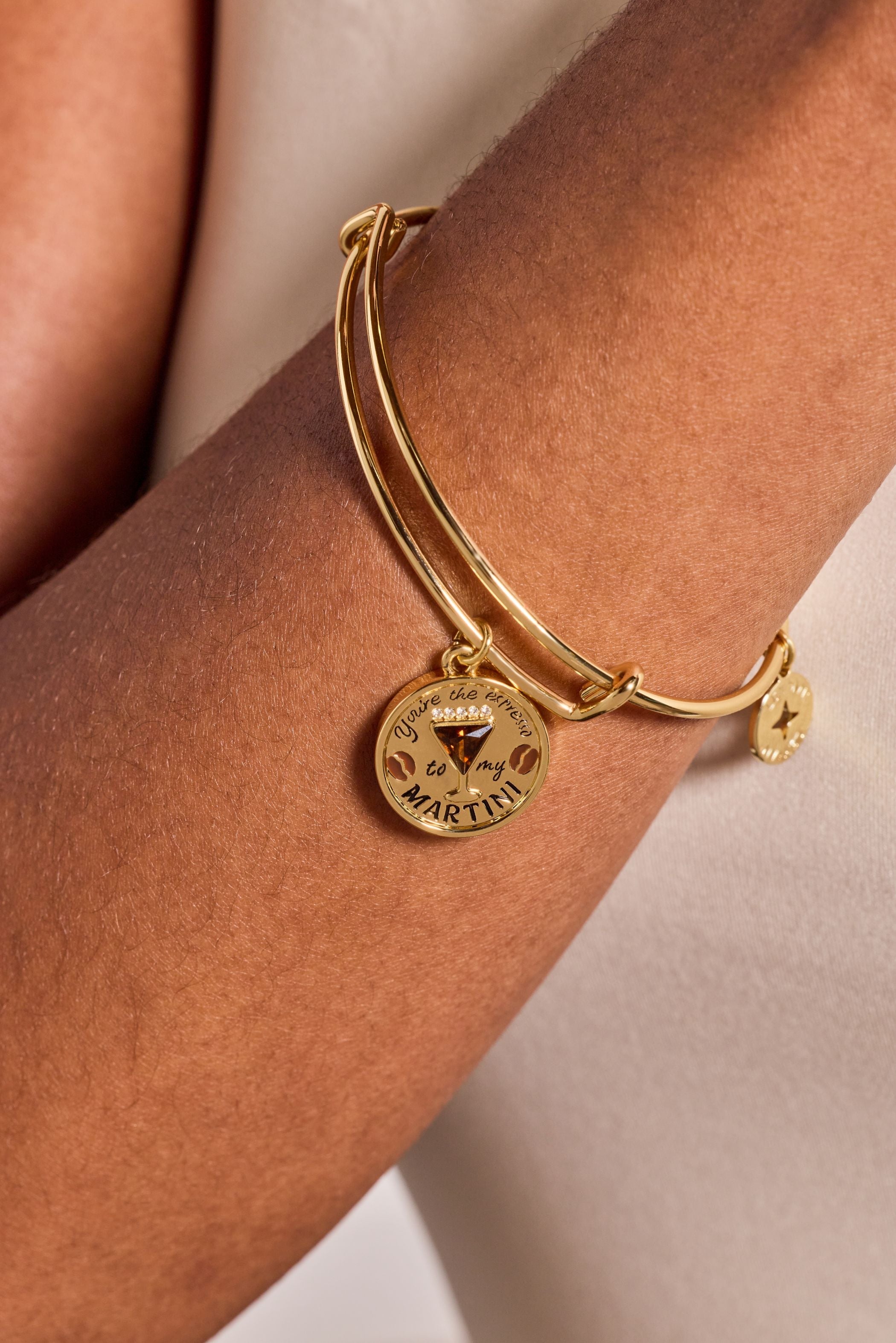 ‘you’re The Espresso To My Martini’ Charm Bangle