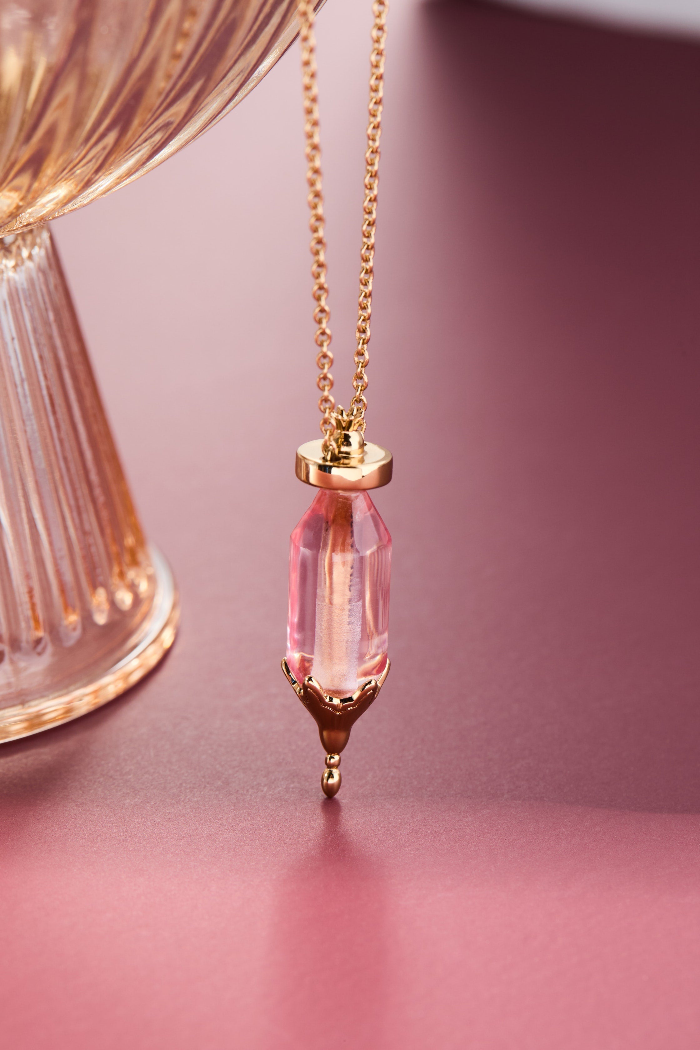 'you Are Loved' Potion Bottle Slider Necklace