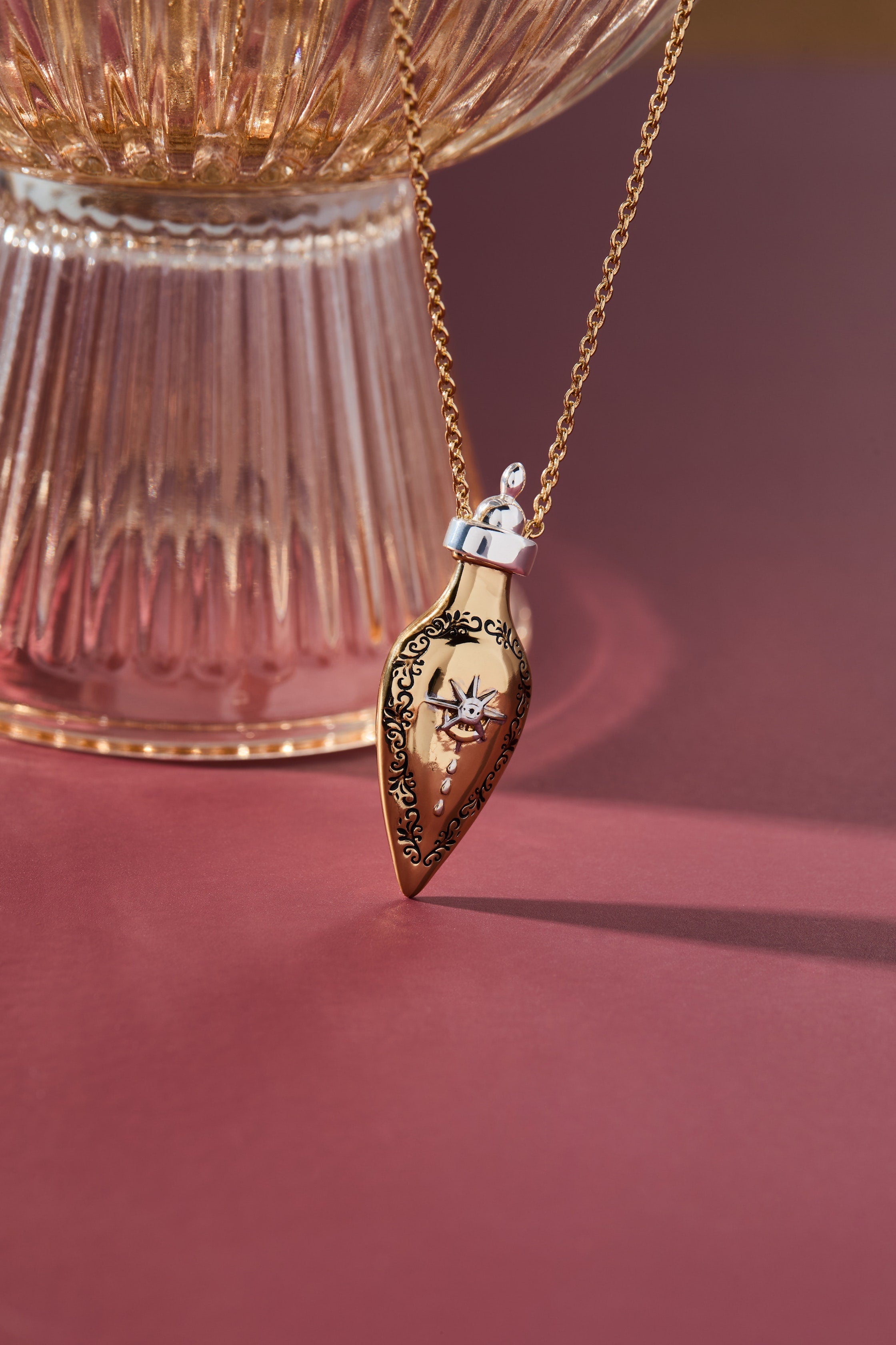 'written In The Stars' Potion Bottle Slider Necklace