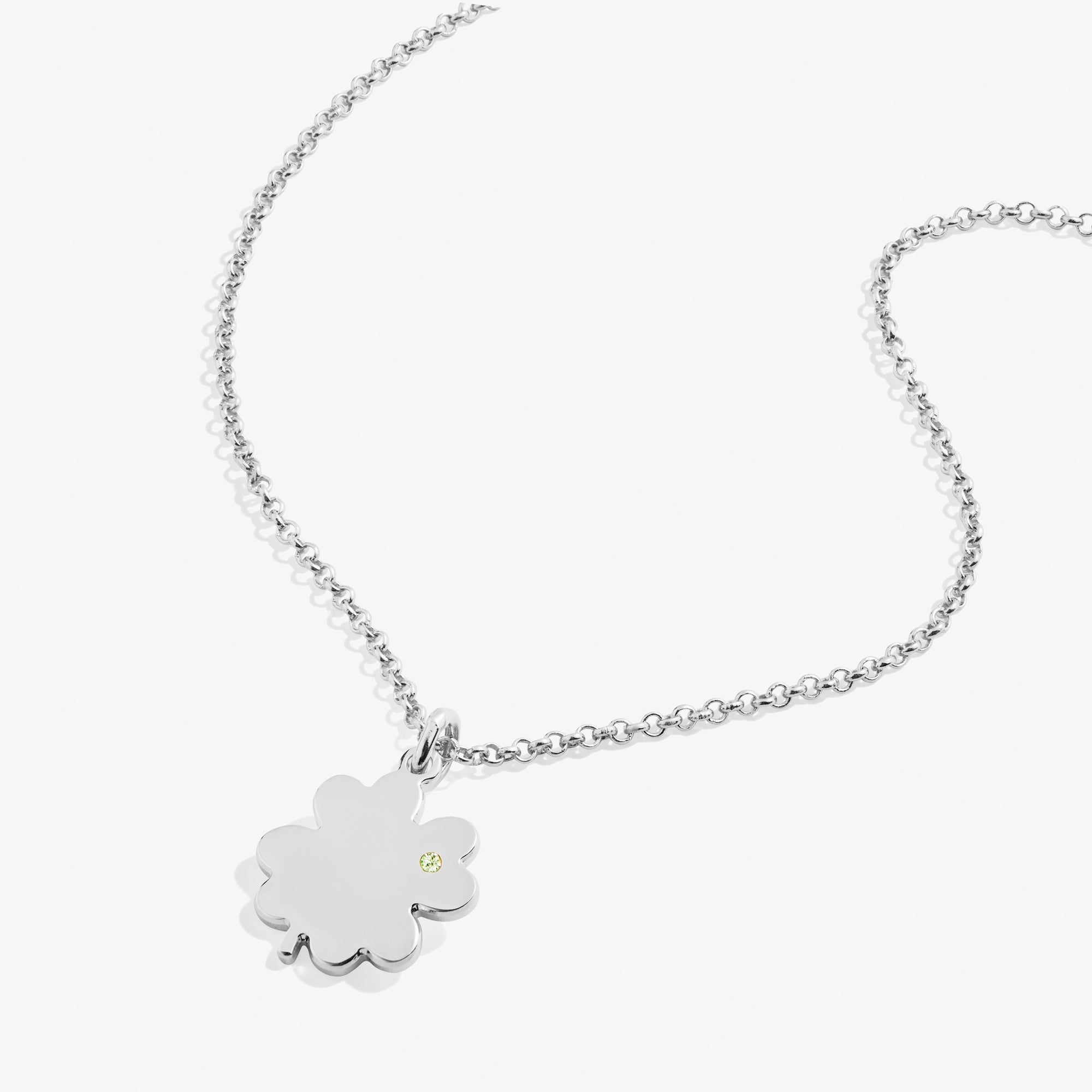 Four-leaf Clover Necklace, 21"