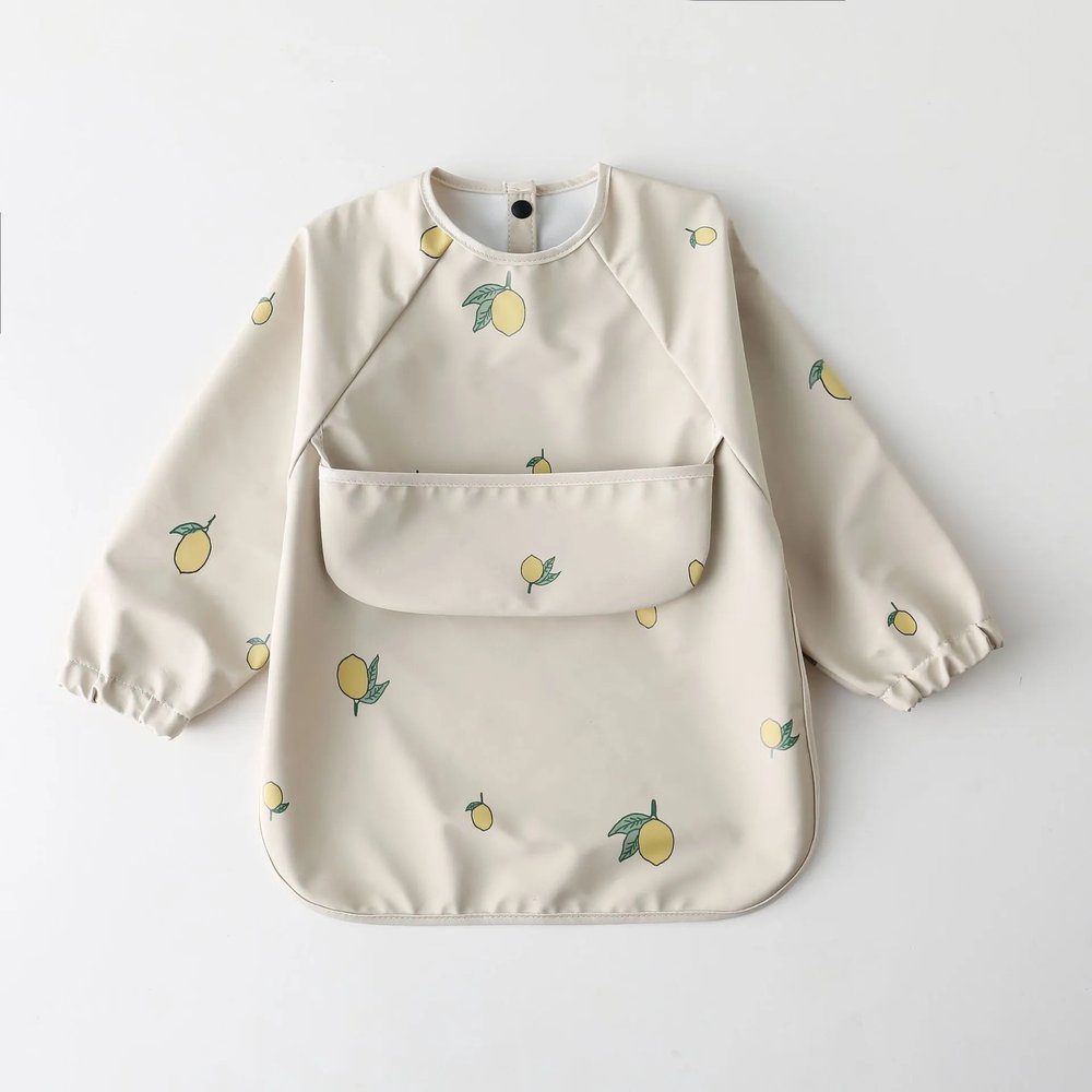 Waterproof Smock Bib | Full-sleeve Baby & Toddler Feeding Bib