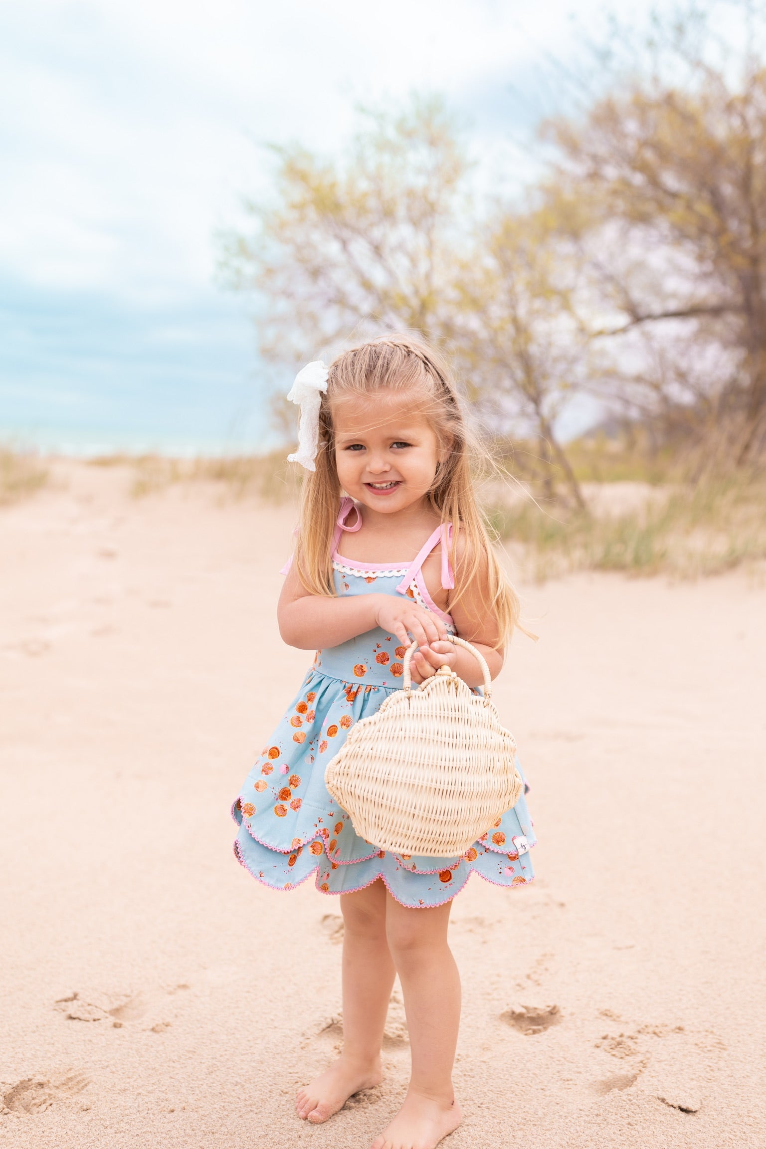 Mermaid Magic Scallop Tunic Set