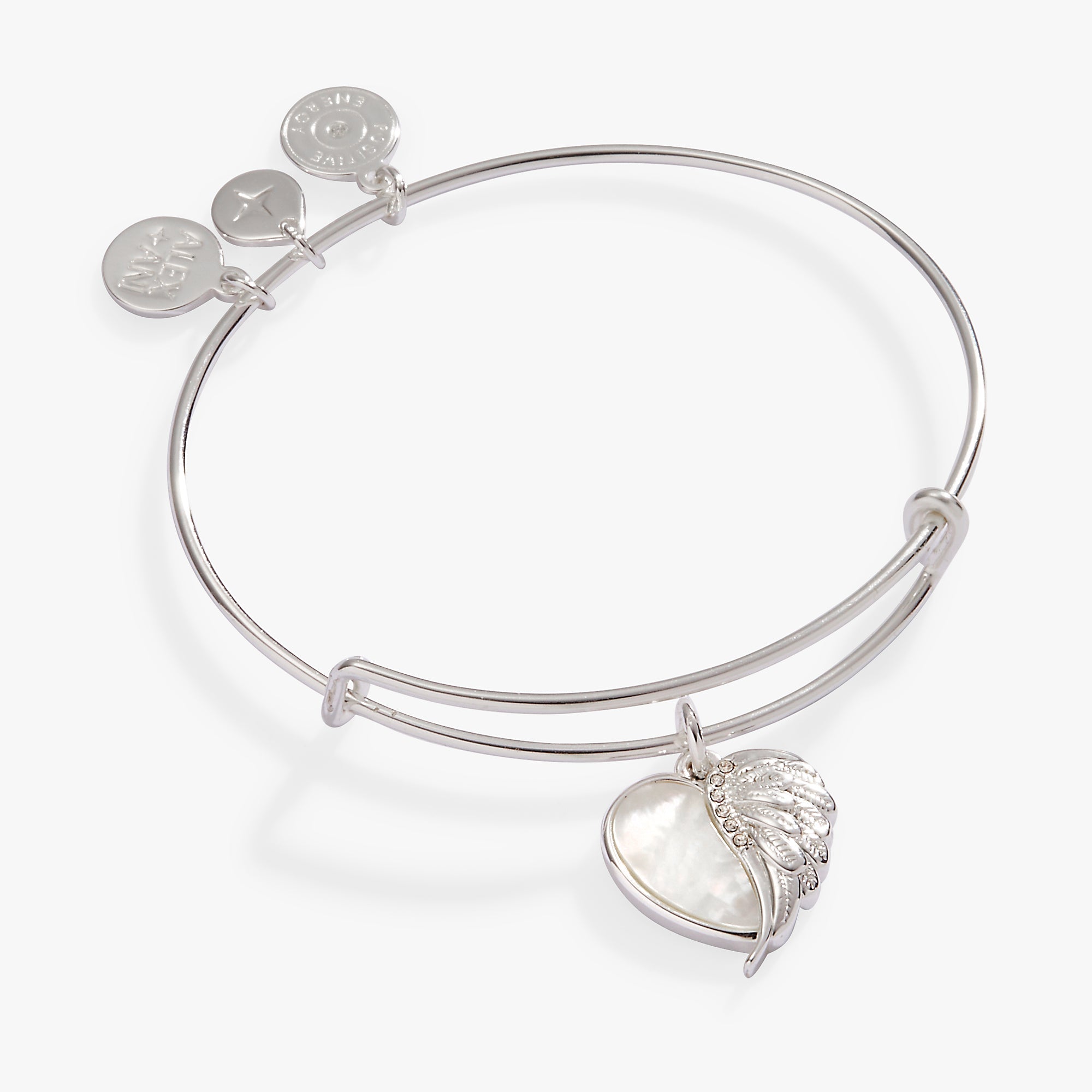 Wings Of Protection Charm Bangle