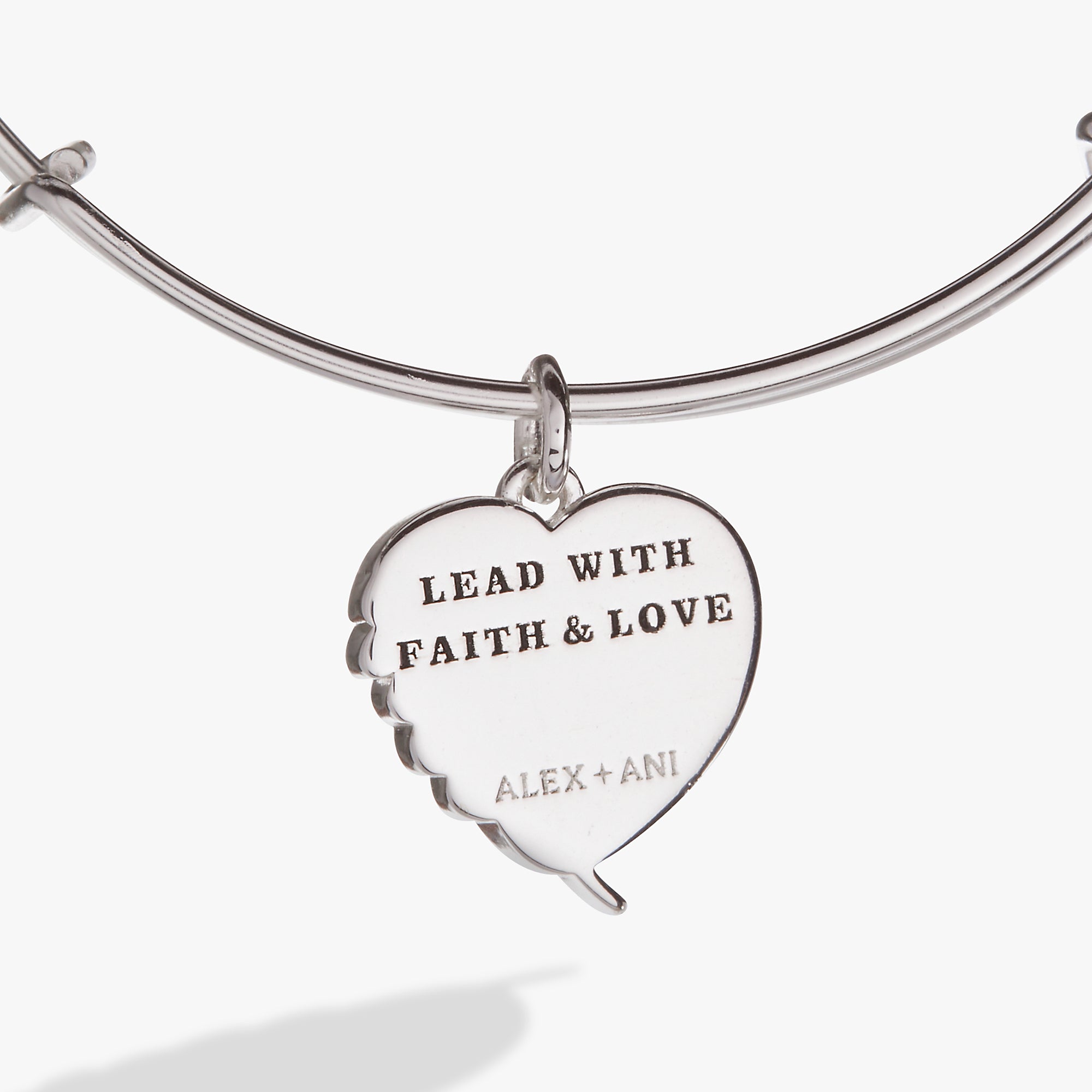 Wings Of Protection Charm Bangle