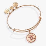 'good Things Are Coming' Mantra Charm Bangle