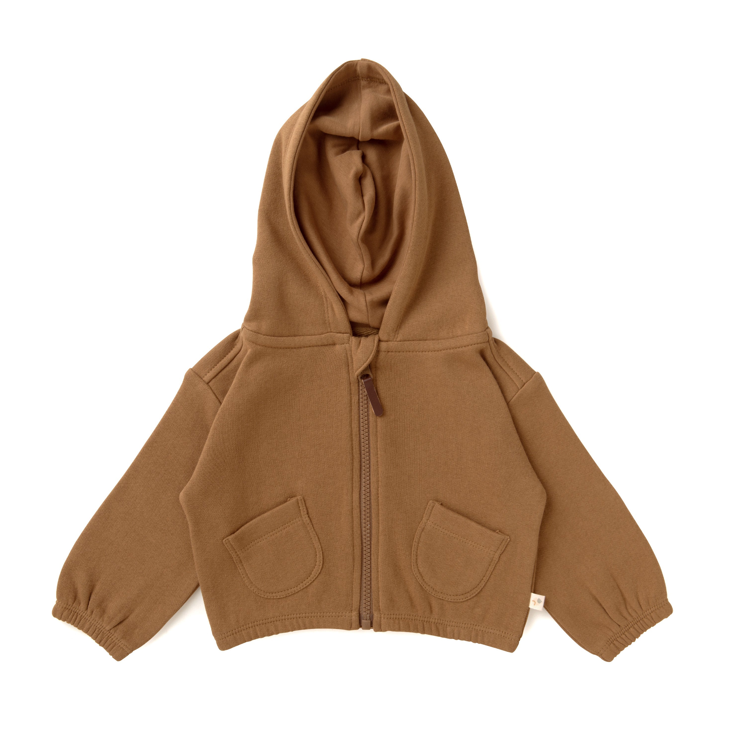 Organic Hooded Jacket - Tan