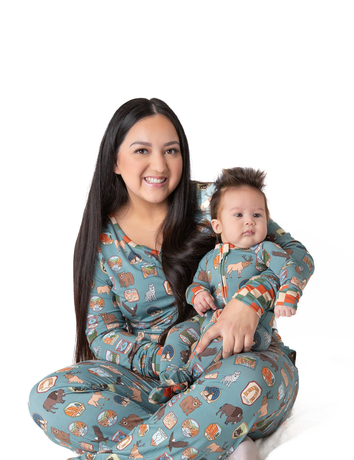 My First National Parks Adventure Double Zip Onesie | Wildlife Baby Outfit |