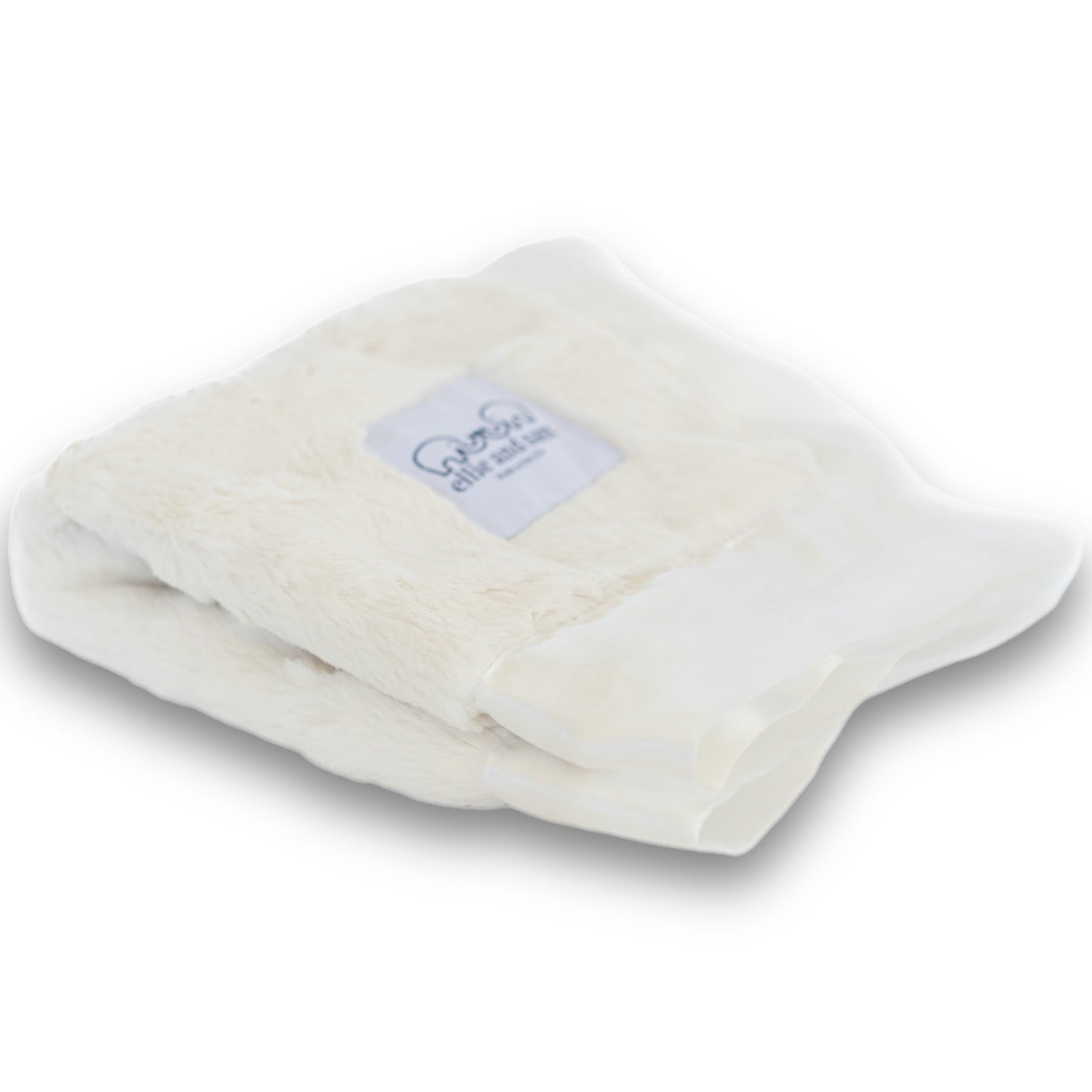 Luxury Satin Border Lovey - Ivory