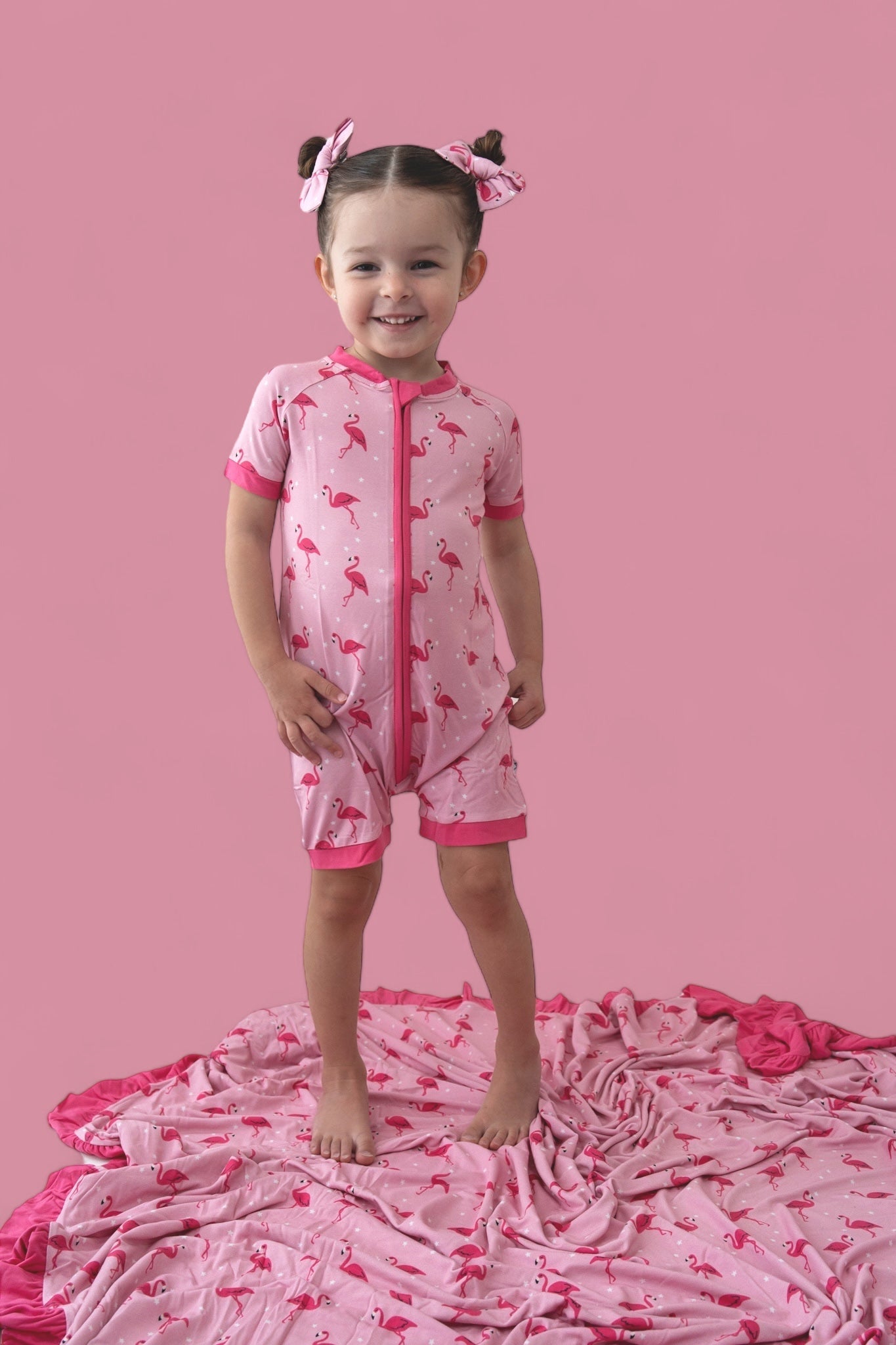 Flocking Flamingos Dream Shortie