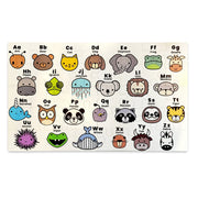 Kids Abc Animal Floor Puzzle – Educational Wooden Alphabet Puzzle For Toddlers & Preschoolers