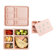 Silicone Bento Box Wildflower Ripe Peach