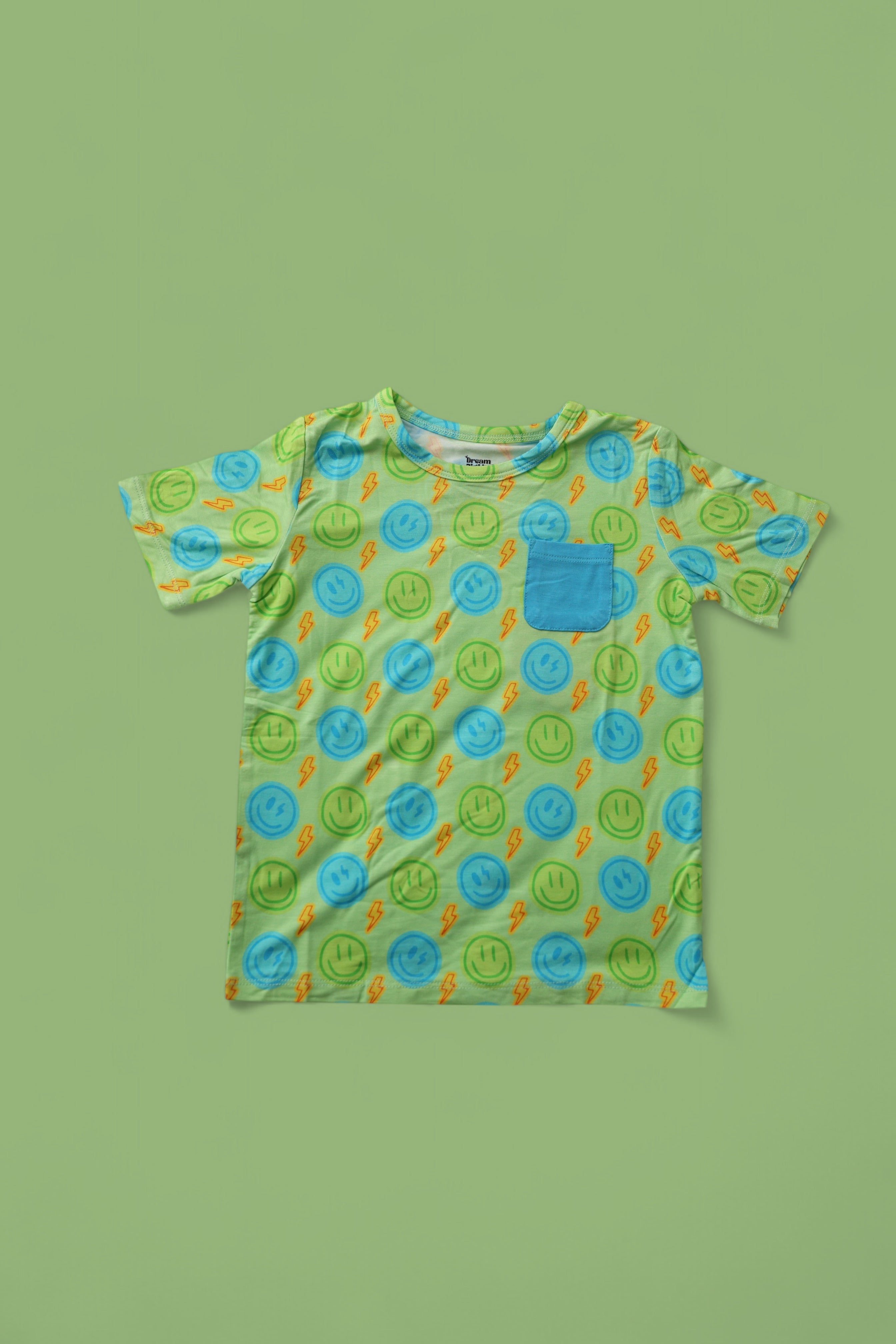 Neon Smiles Dream Pocket Tee