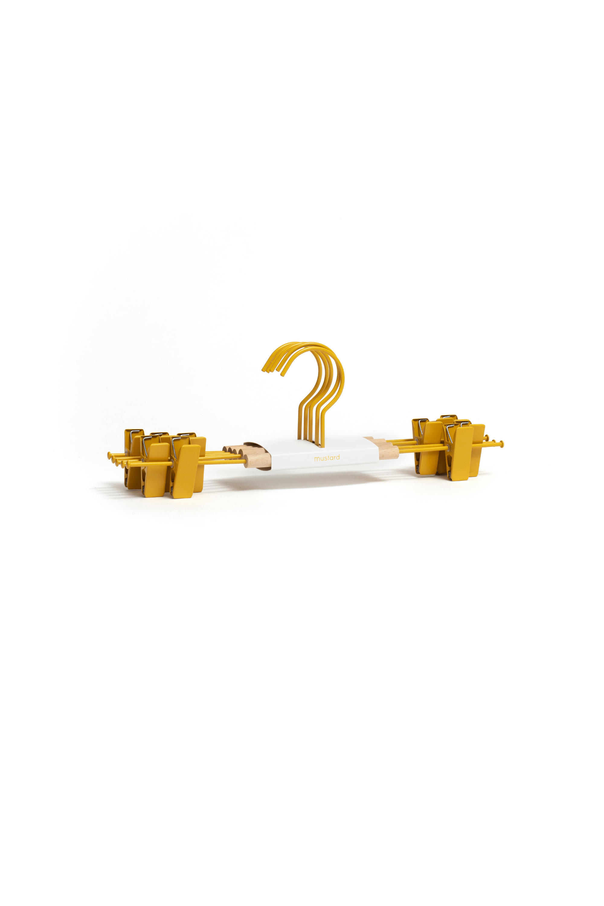 Adult Clip Hangers In Mustard