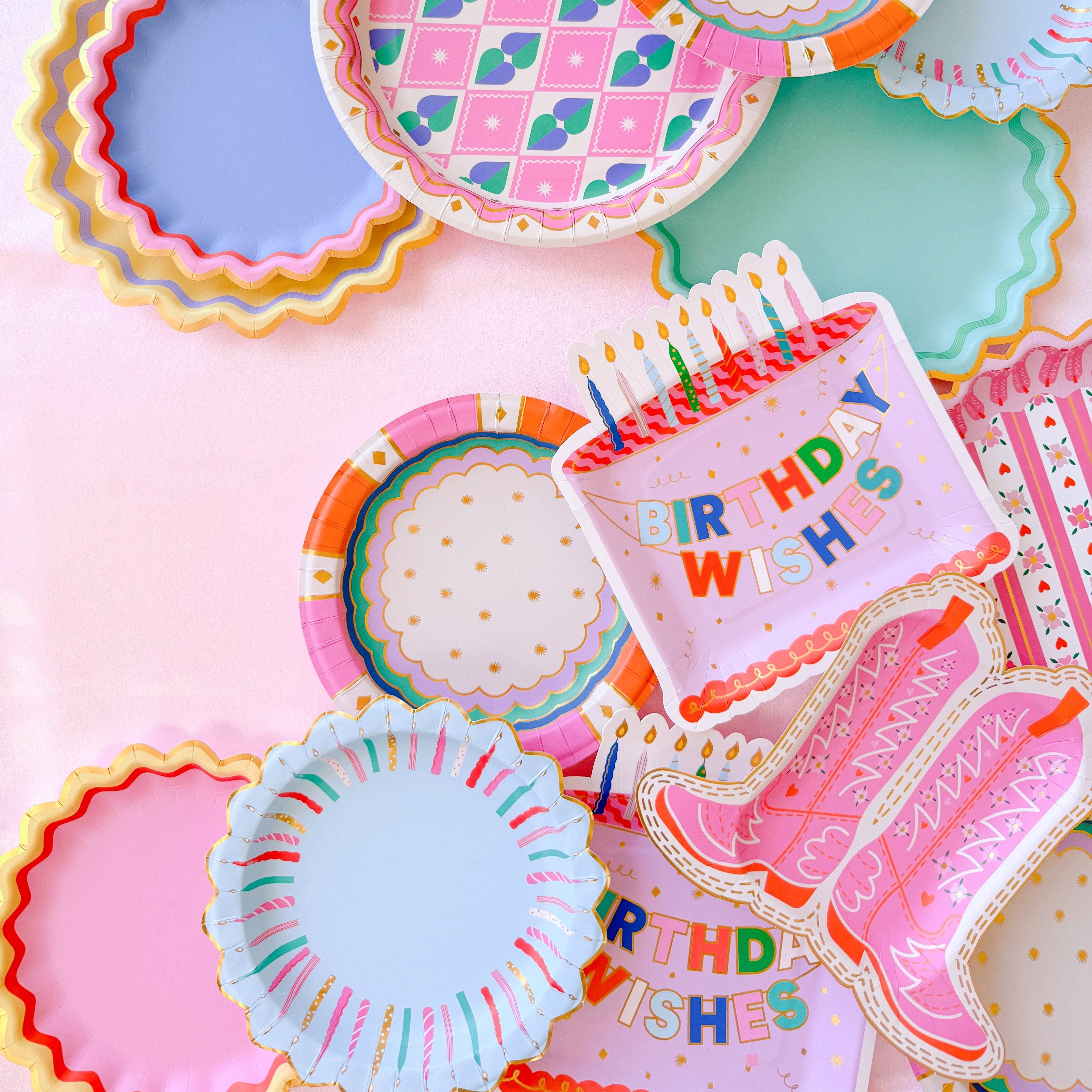 Birthday Wishes Dessert Plates (10 Count)