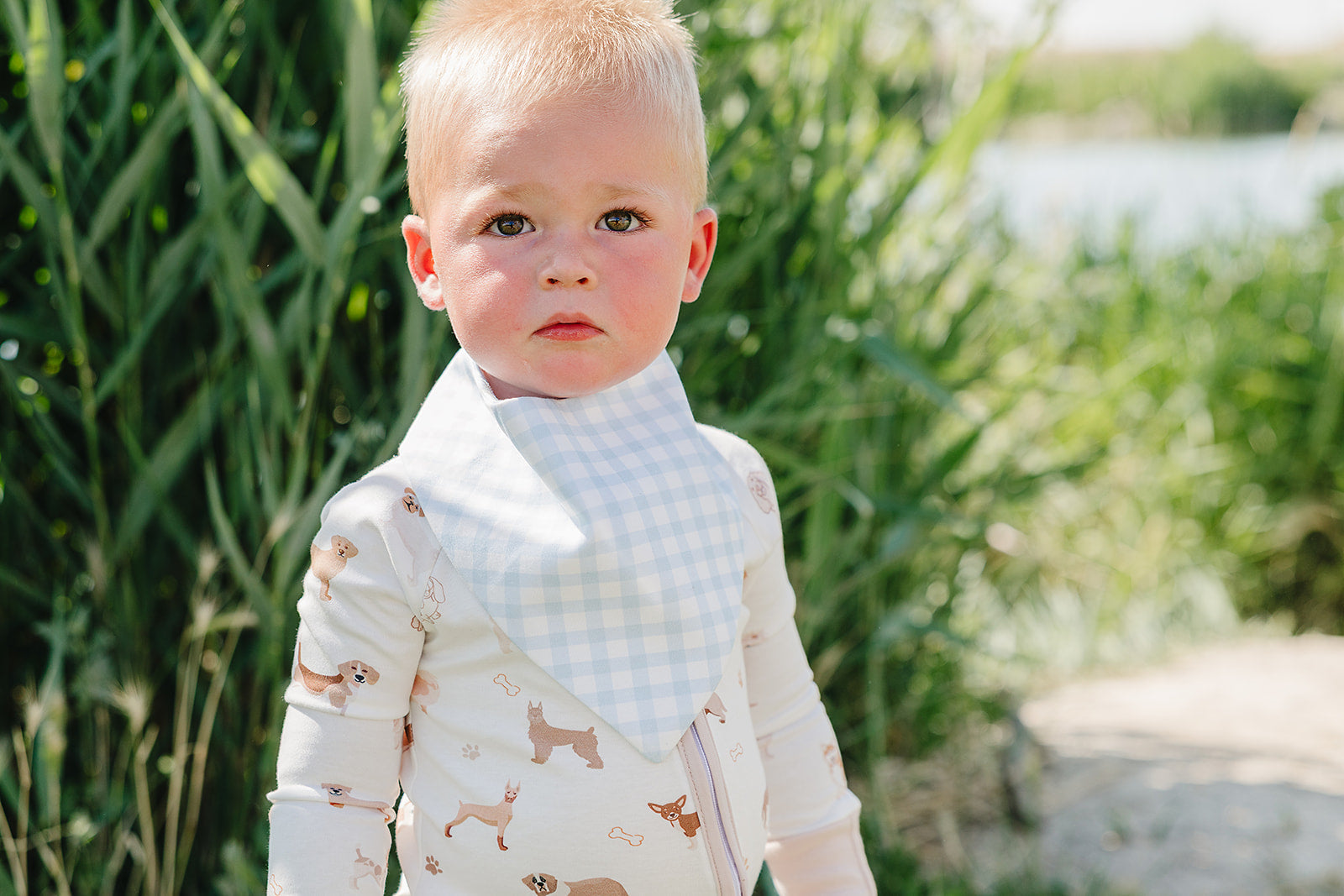 Organic Pima Cotton Bandana Bib