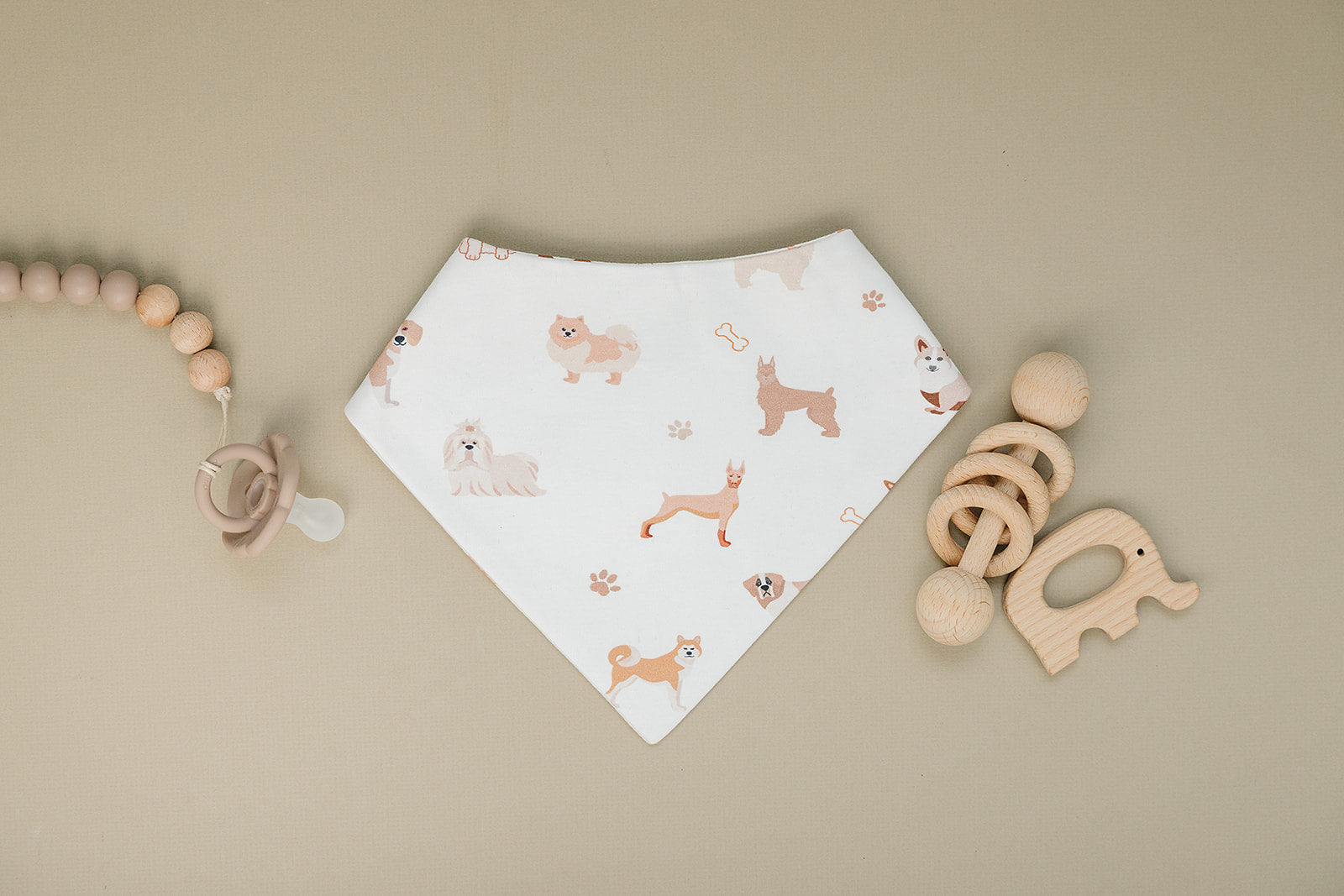 Organic Pima Cotton Bandana Bib