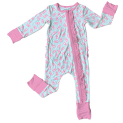 Addison Bamboo Ruffle Convertible Footie (pre-order)