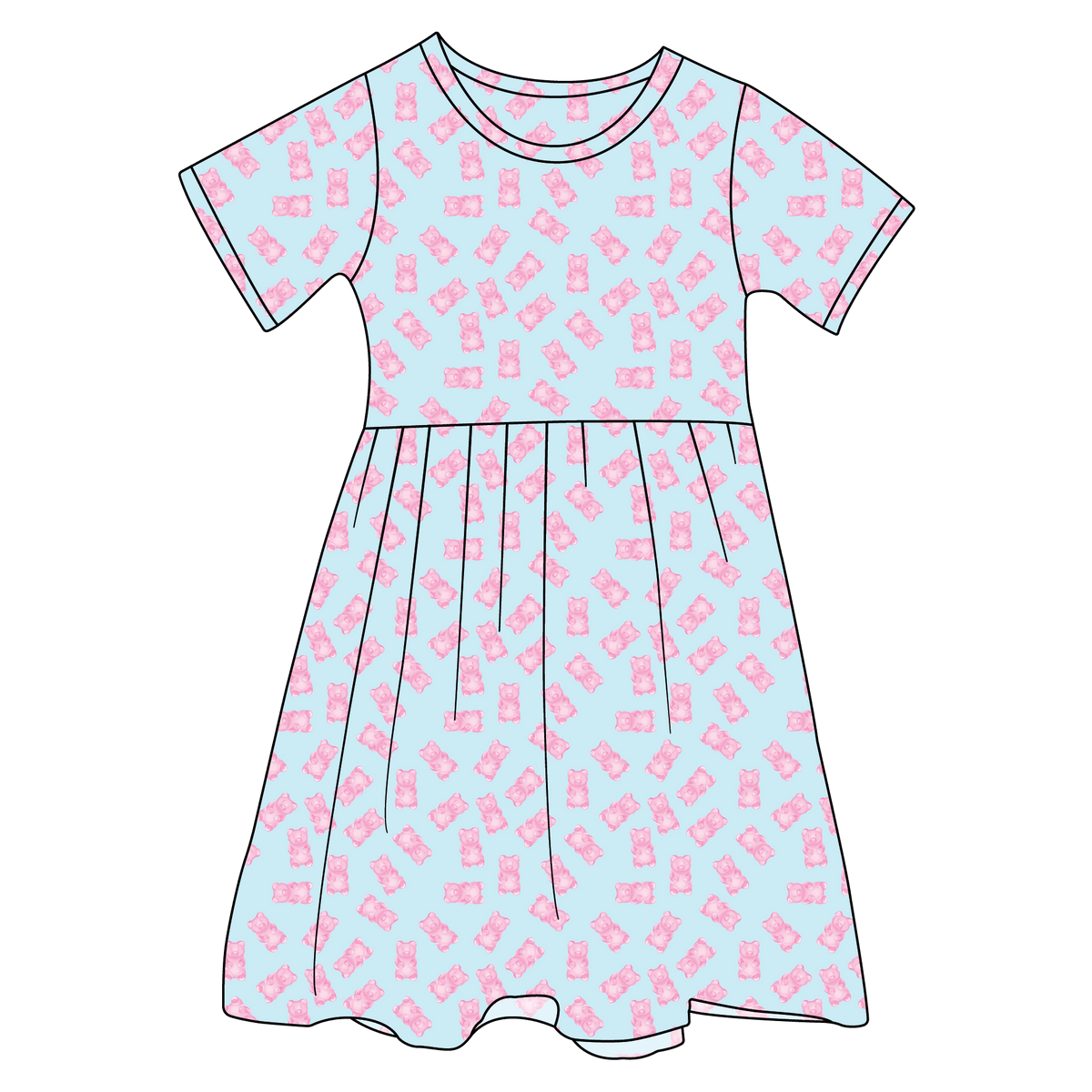 Addison Bamboo Ruffle Spin Dress (pre-order)