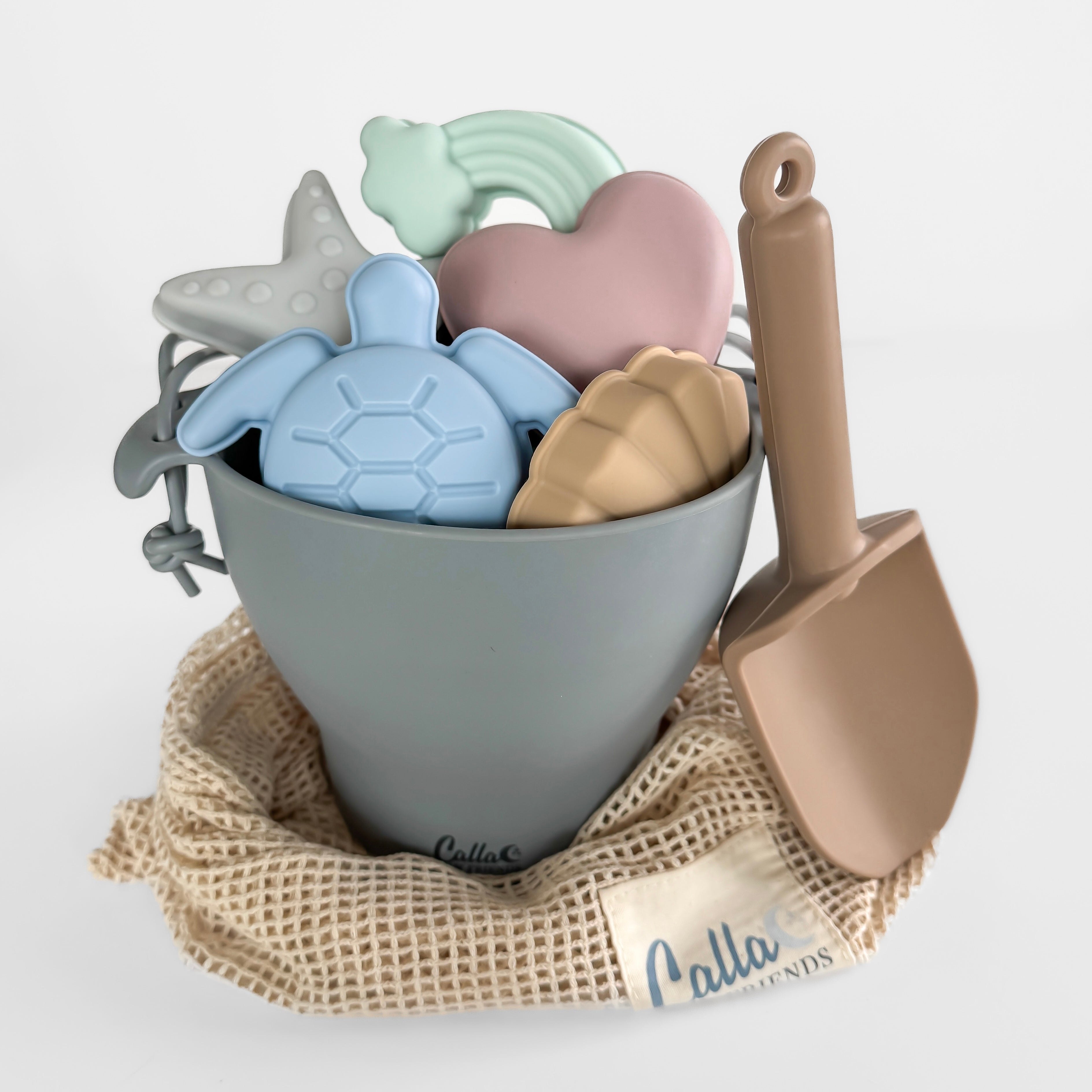 Hudson Silicone Beach Toy Set - Spring Remix