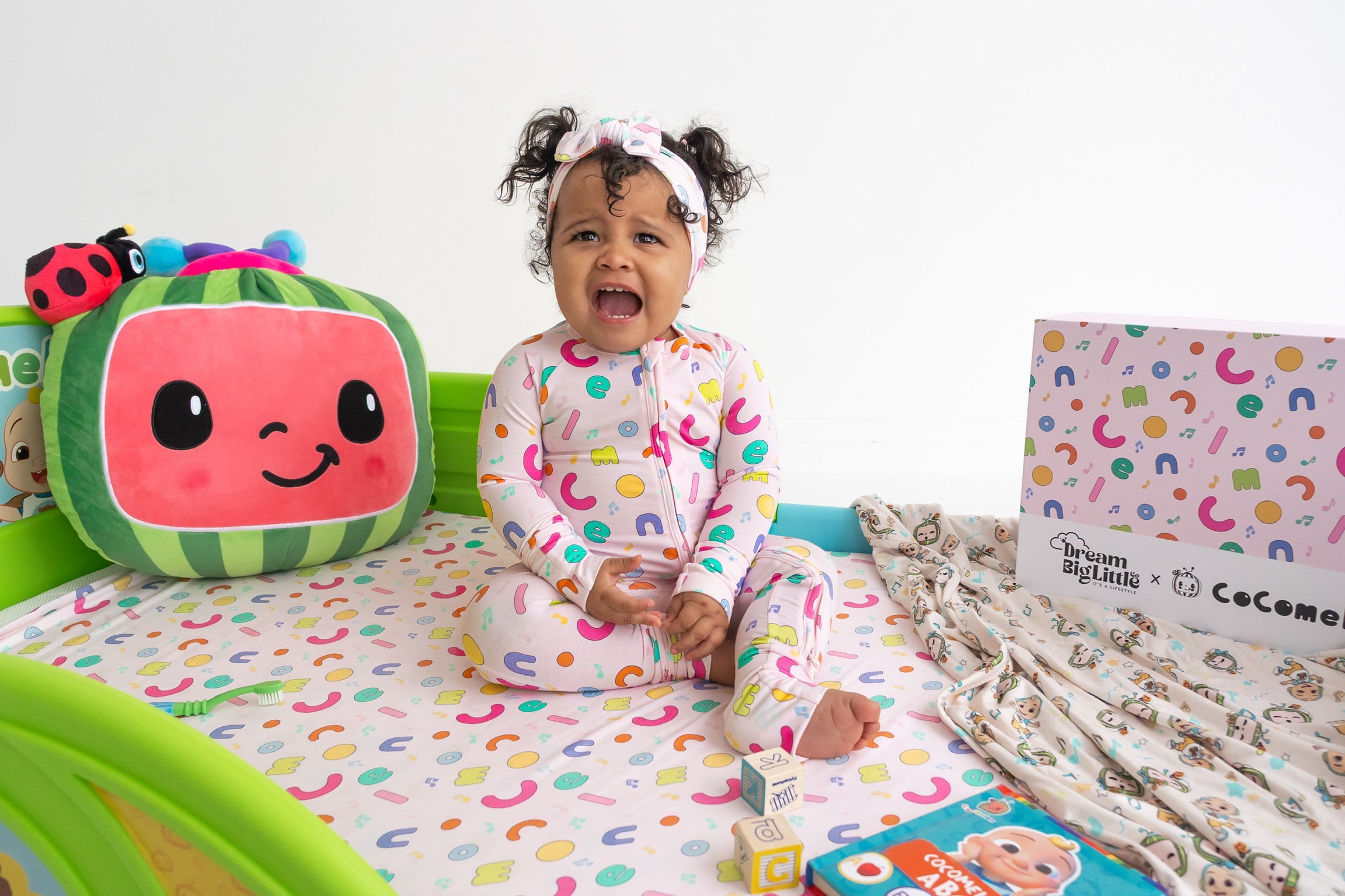 Dream Big Little Co X Cocomelon Alphabet Dream Romper