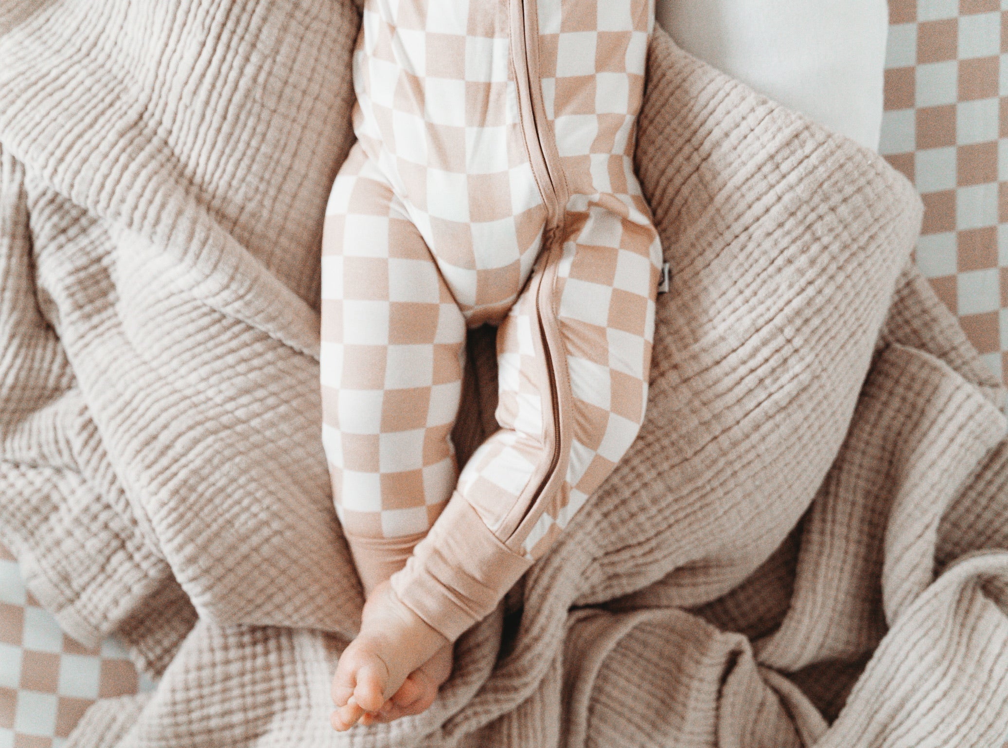 Sandy Checkers Dream Romper