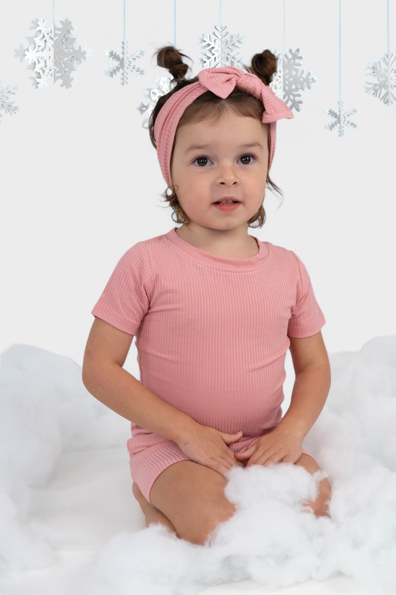 Mauve Rib Dream Short Set