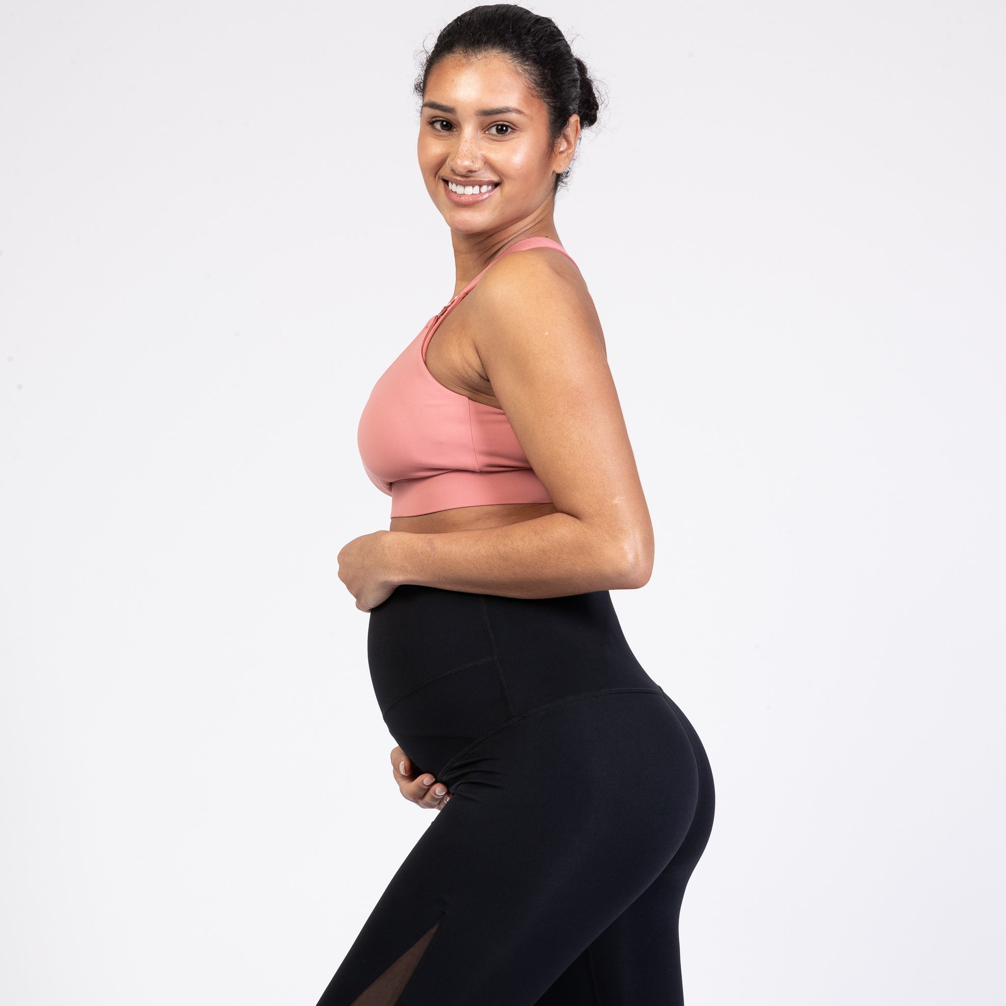 Venice High Impact Full Coverage Nursing Sports Bra (peach Blossom)