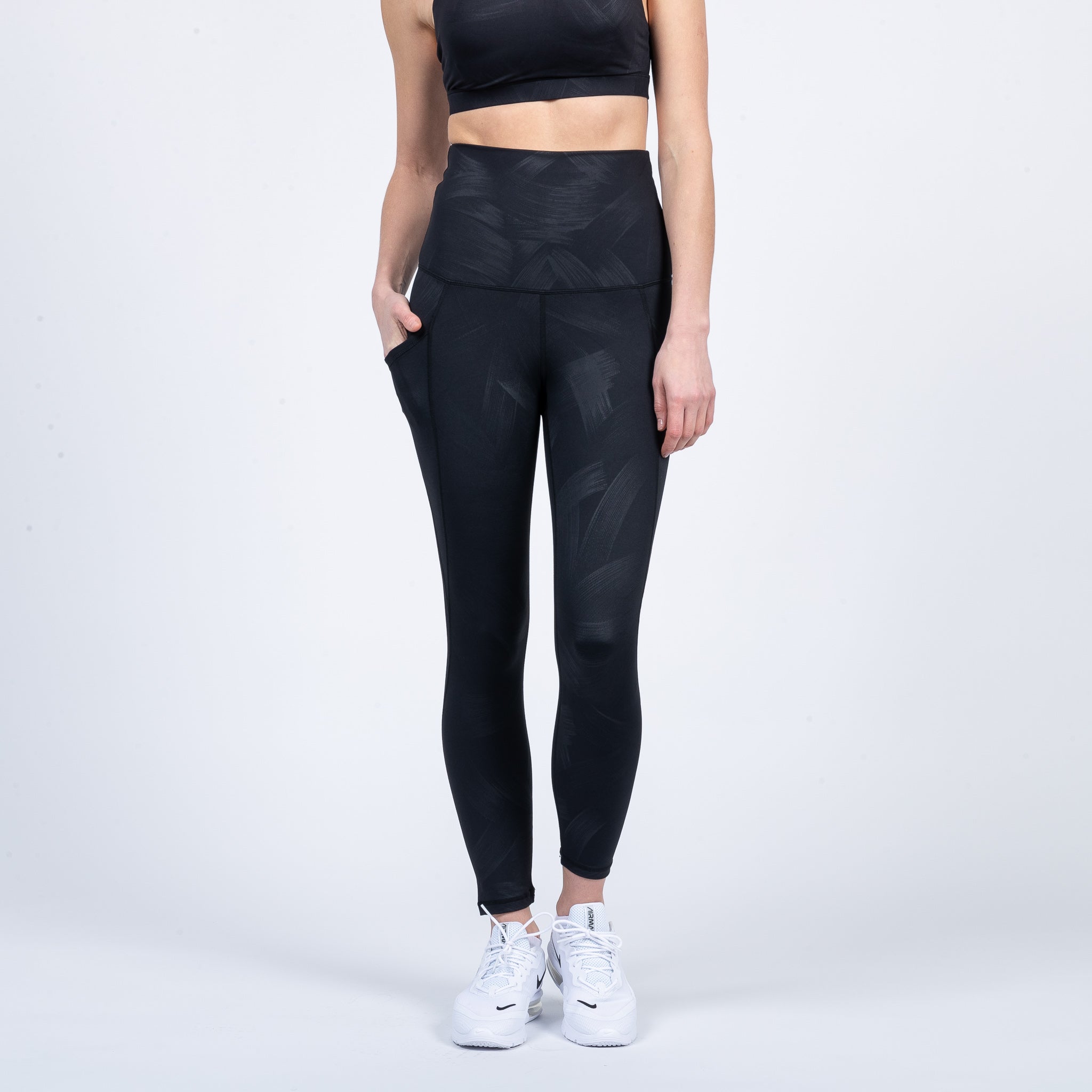 Venice Ultra High Waisted Postpartum Tummy Control Legging (brush Stroke)