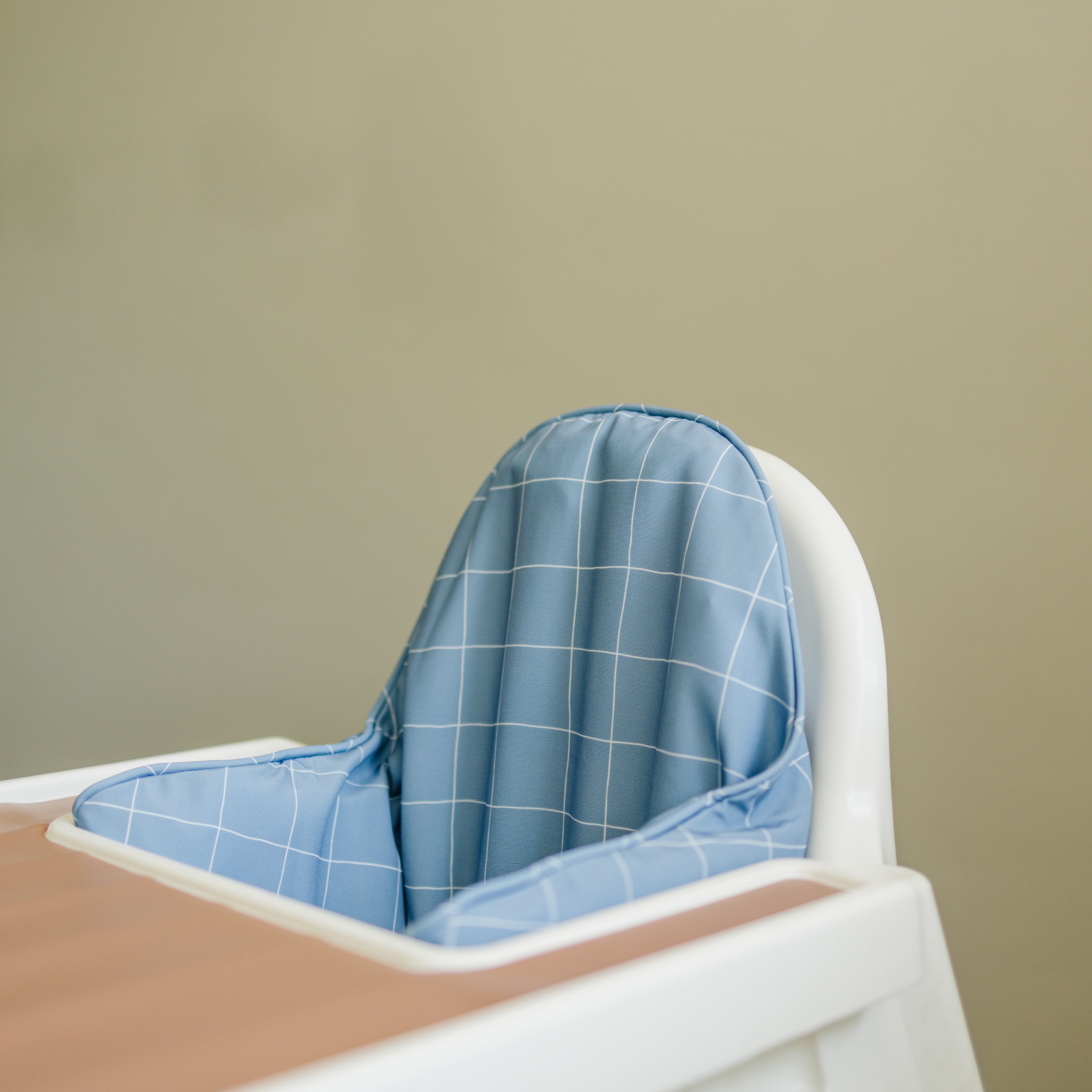 Blue Grid Ikea Antilop Cushion Cover