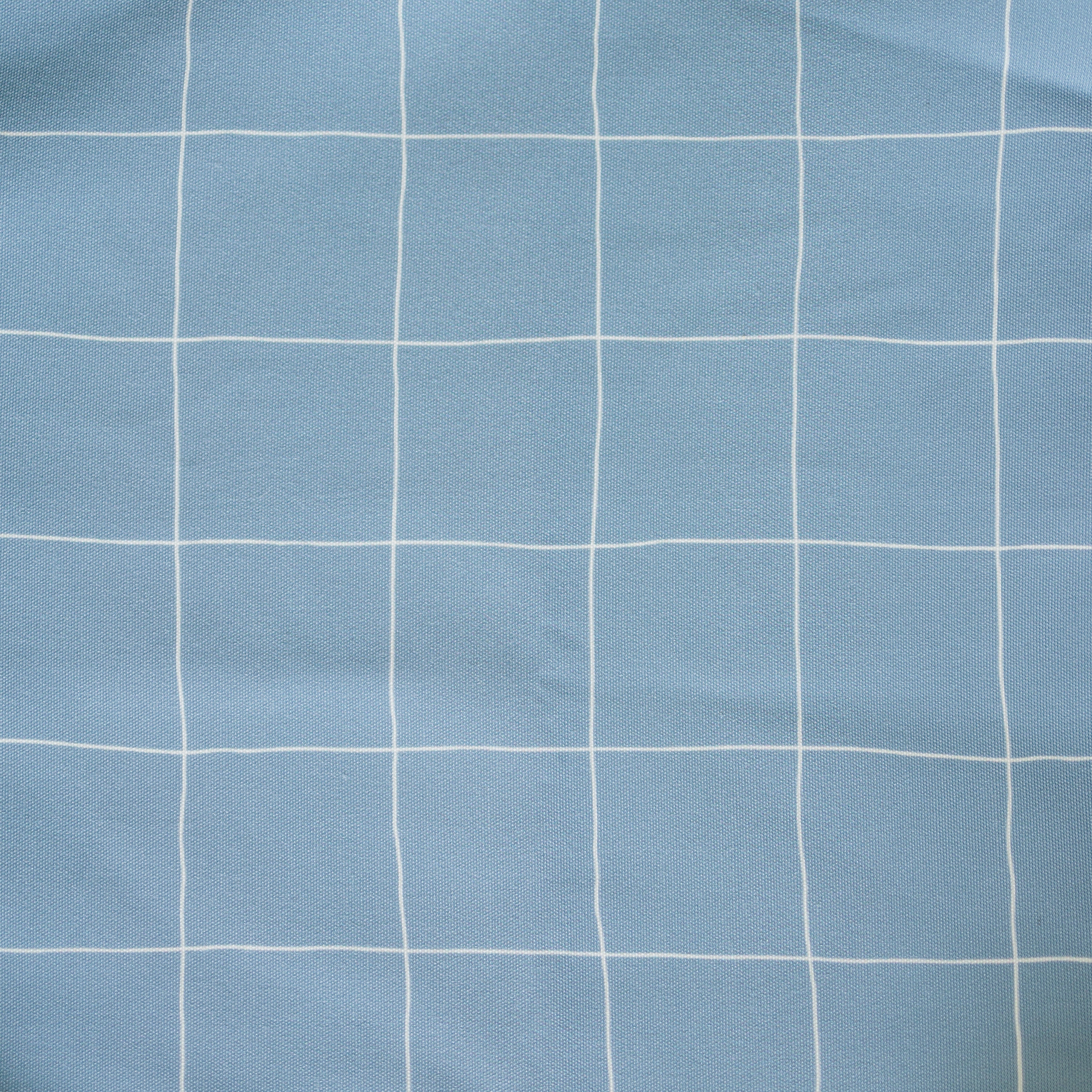 Blue Grid Ikea Antilop Cushion Cover