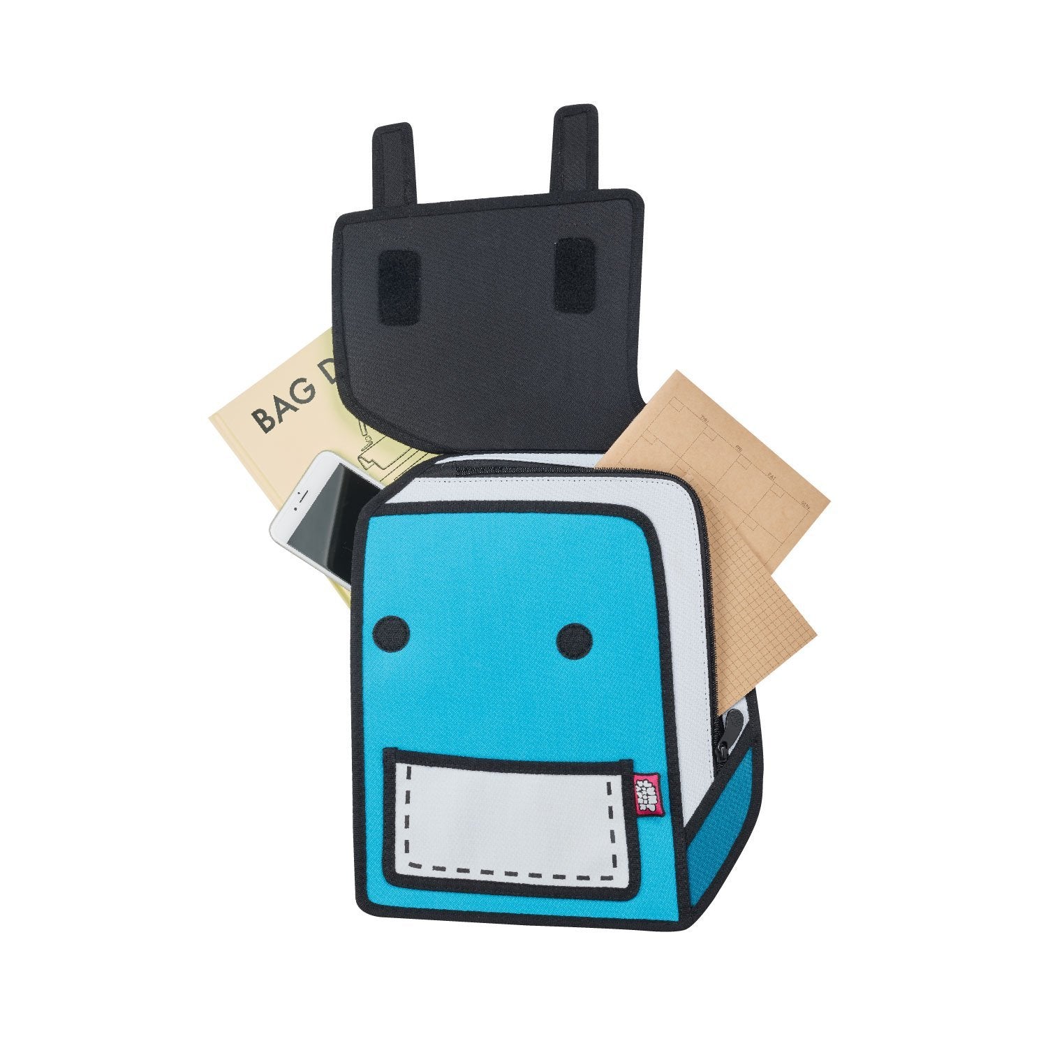 2d Backpack Spaceman Junior Color Me In Airy Blue