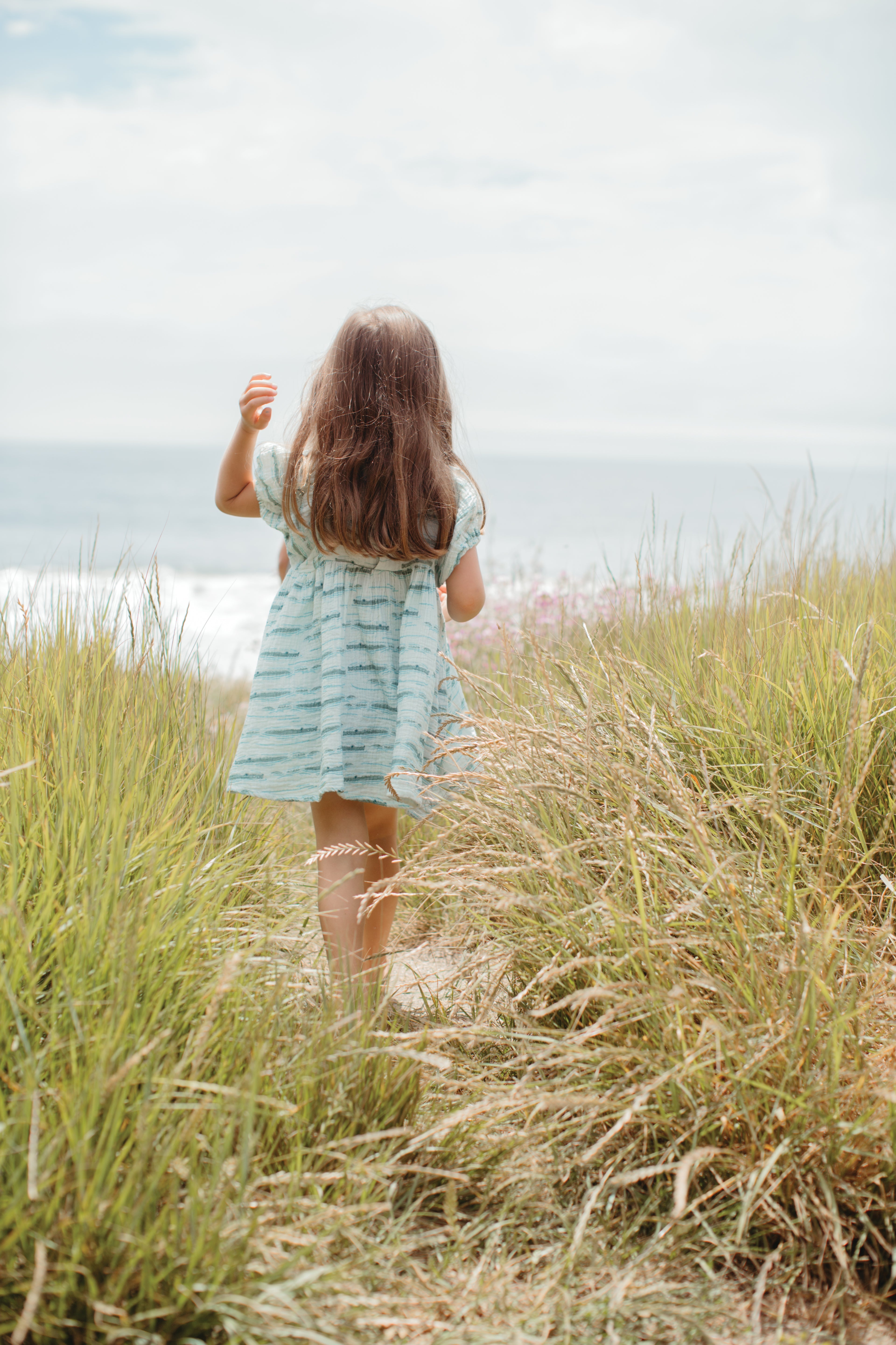 Dress With Puff Sleeves - Alligator Isle