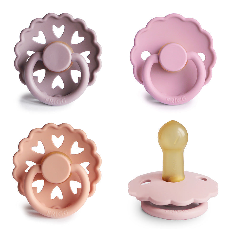 Frigg Natural Rubber Pacifier 4-pack