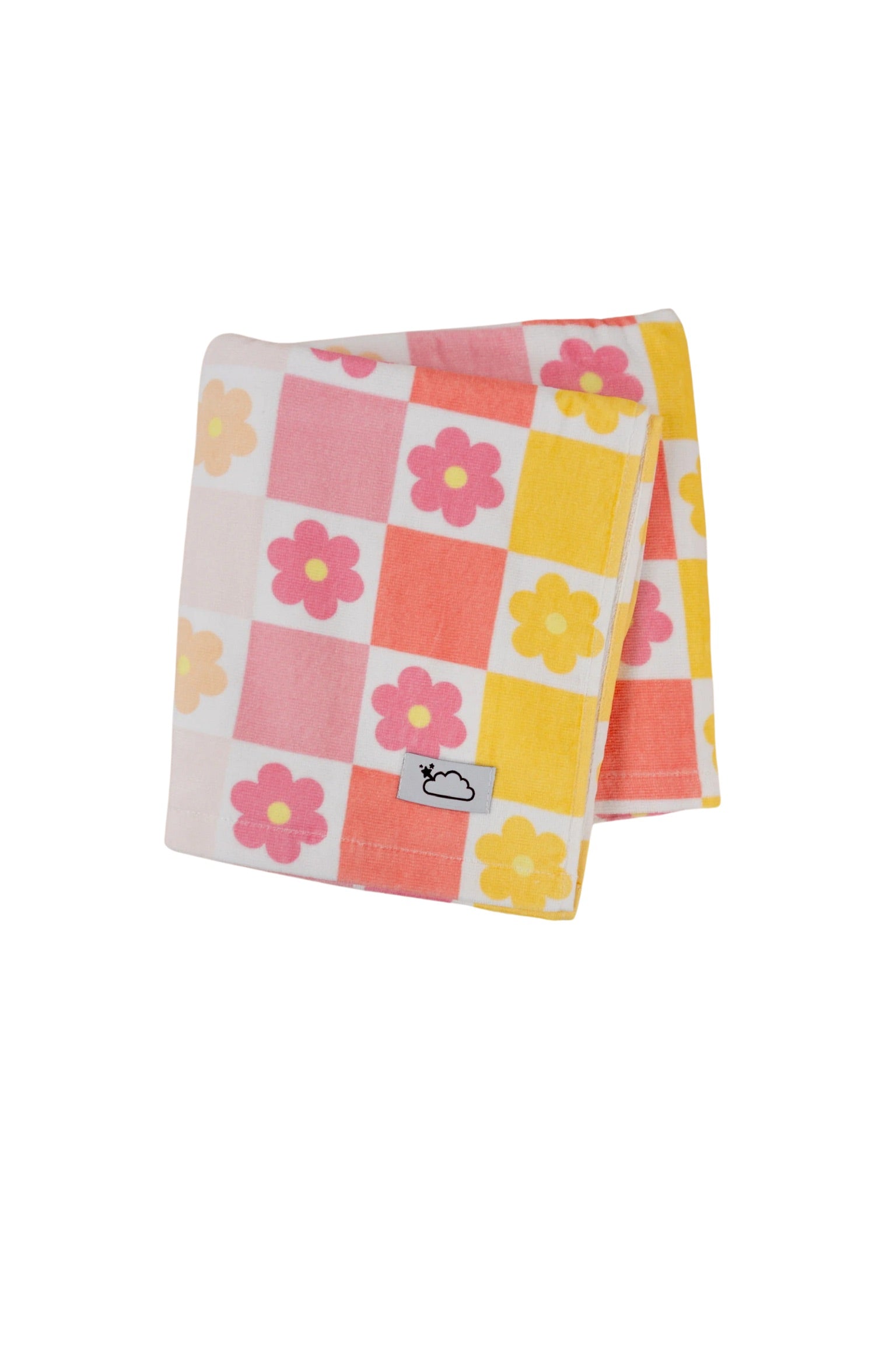Summer Sunset Checkers Dream Towel
