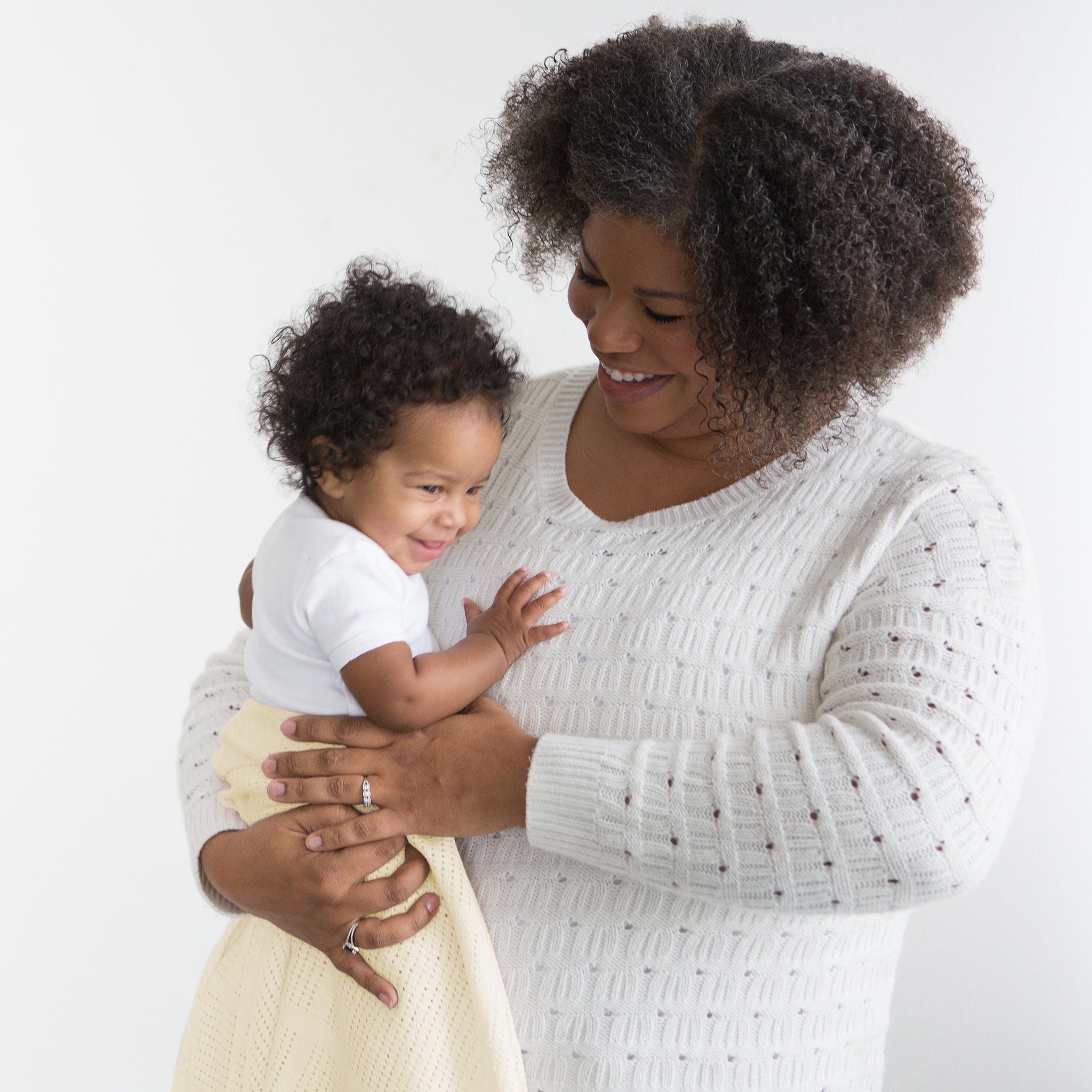 Amazing Baby - Cotton Cellular Blanket, Soft Yellow