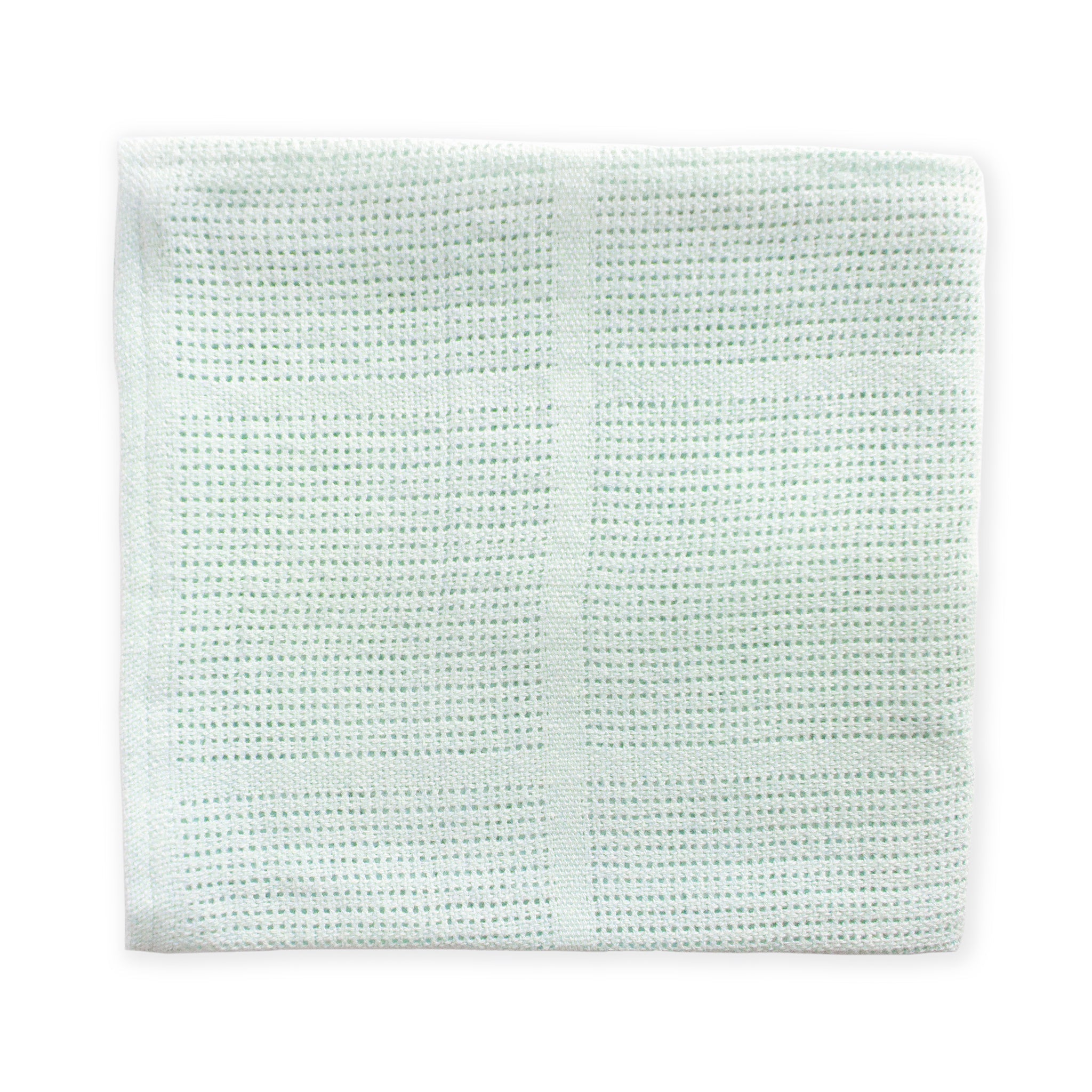 Amazing Baby - Cotton Cellular Blanket, Soft Seacrystal