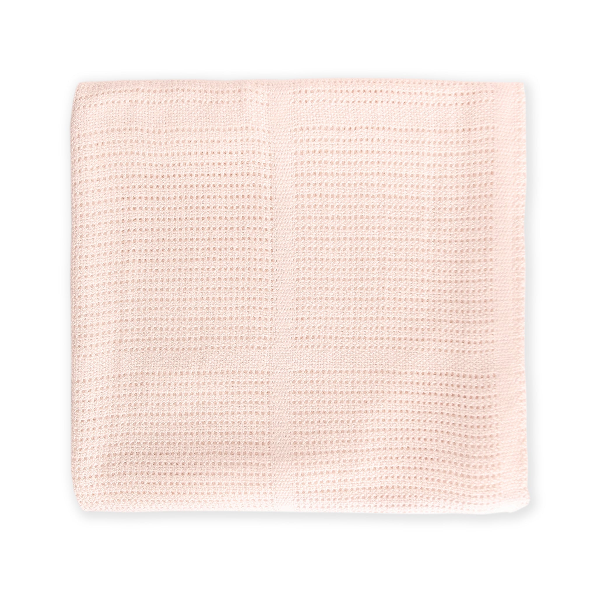 Amazing Baby - Cotton Cellular Blanket, Soft Pink
