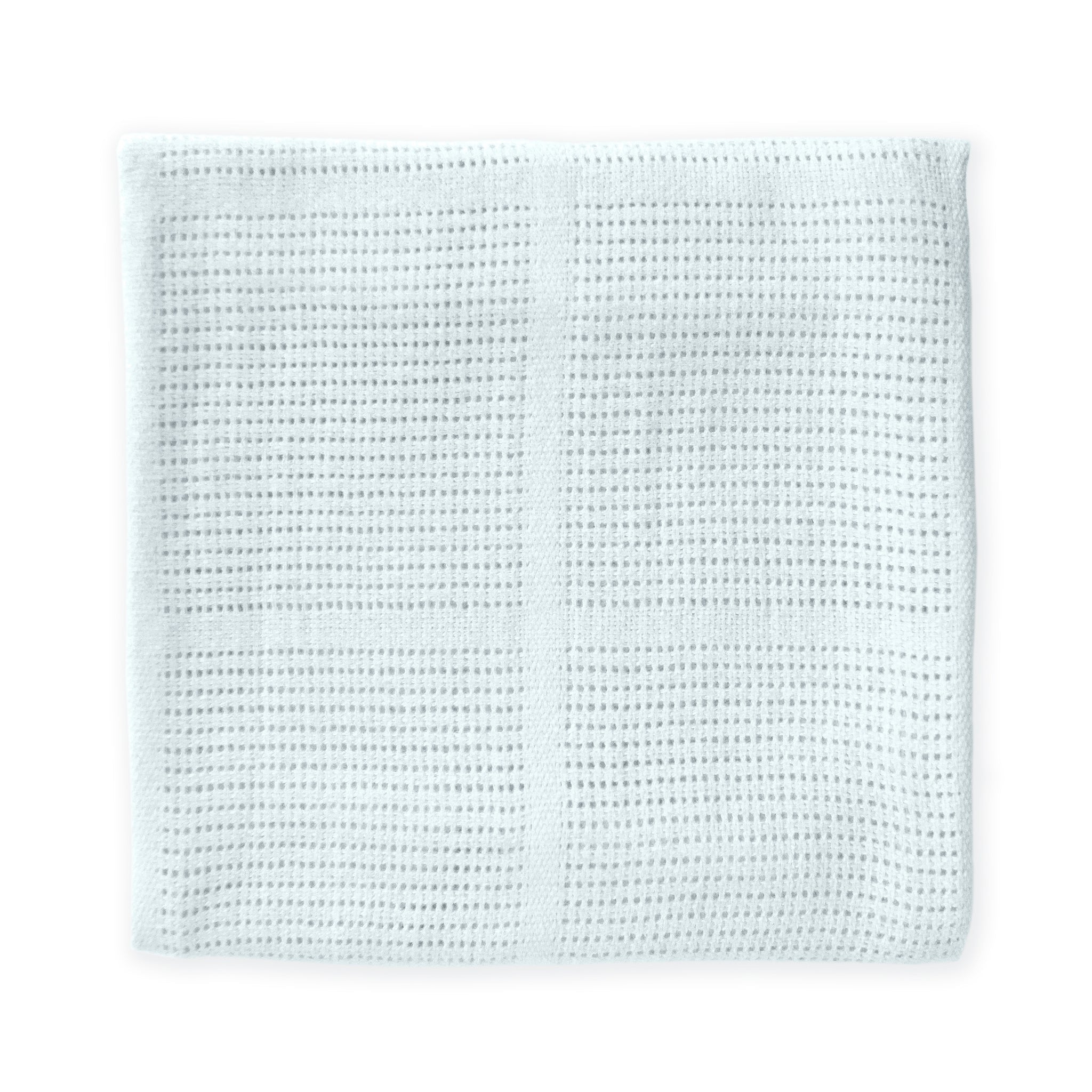 Amazing Baby - Cotton Cellular Blanket, Soft Blue